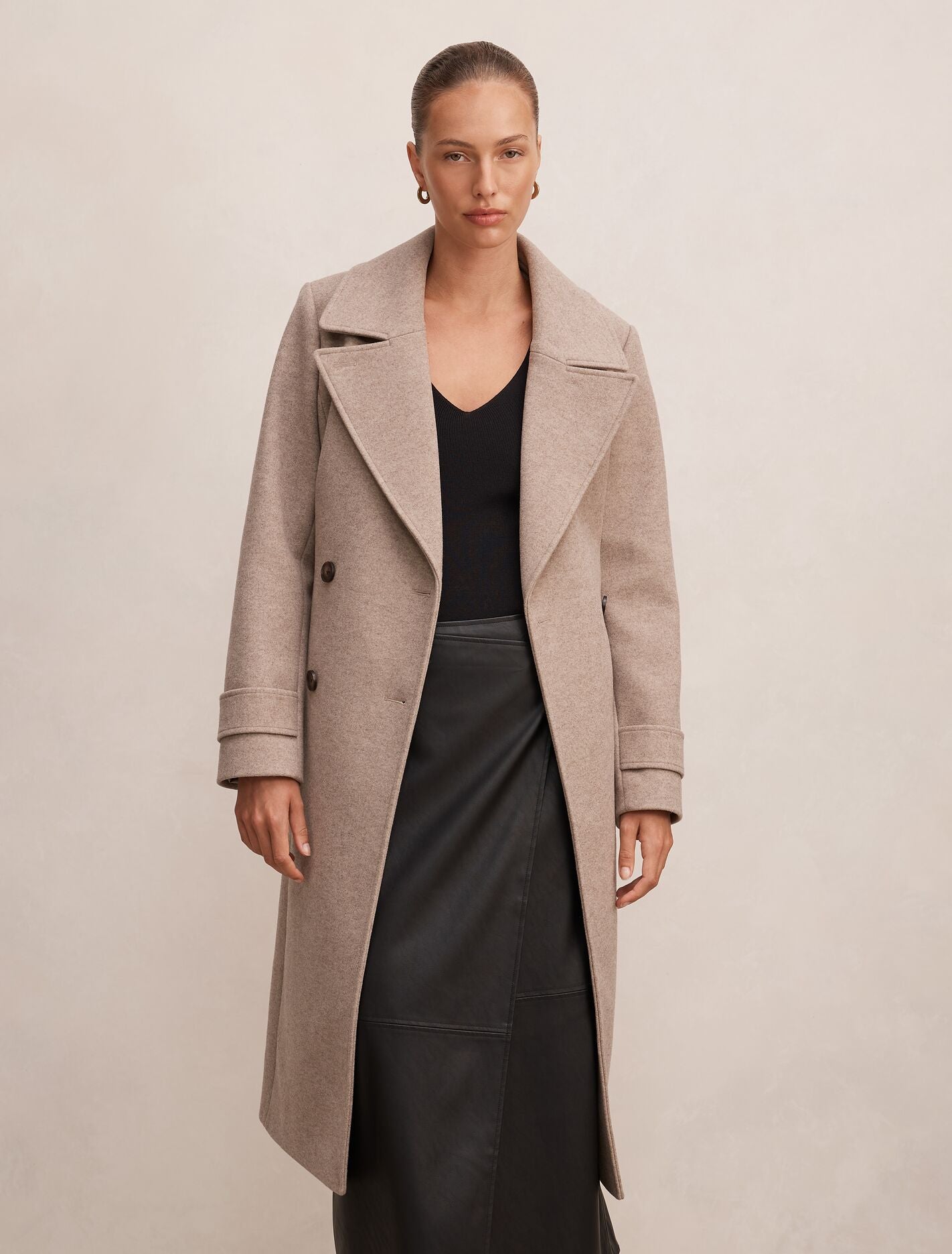 Sandy Belted Coat Forever New