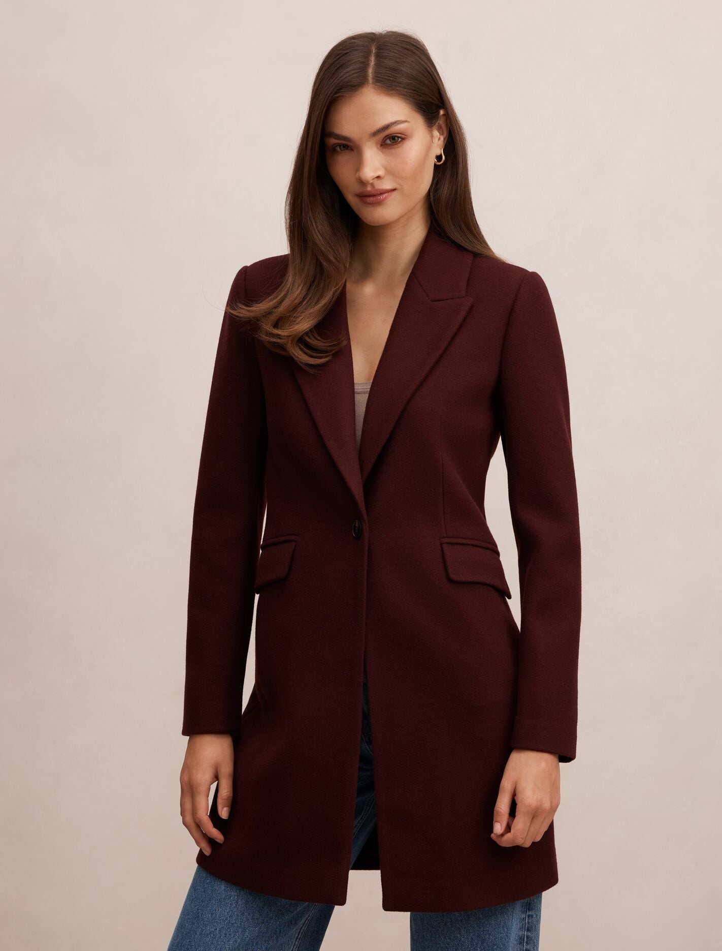 Brianna Coatigan Aubergine Forever New