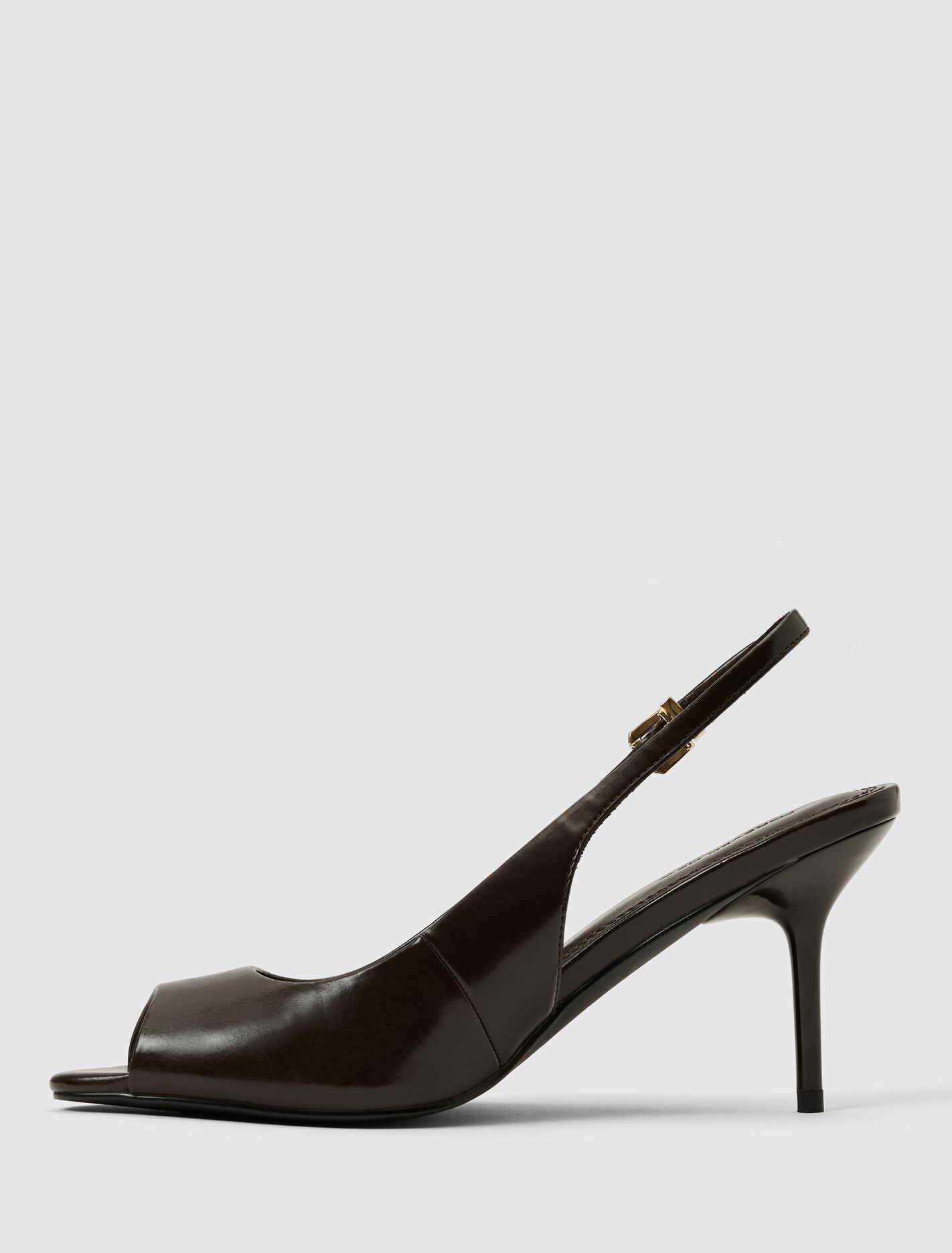 Lana Peep Toe Heeled Slingback Forever New