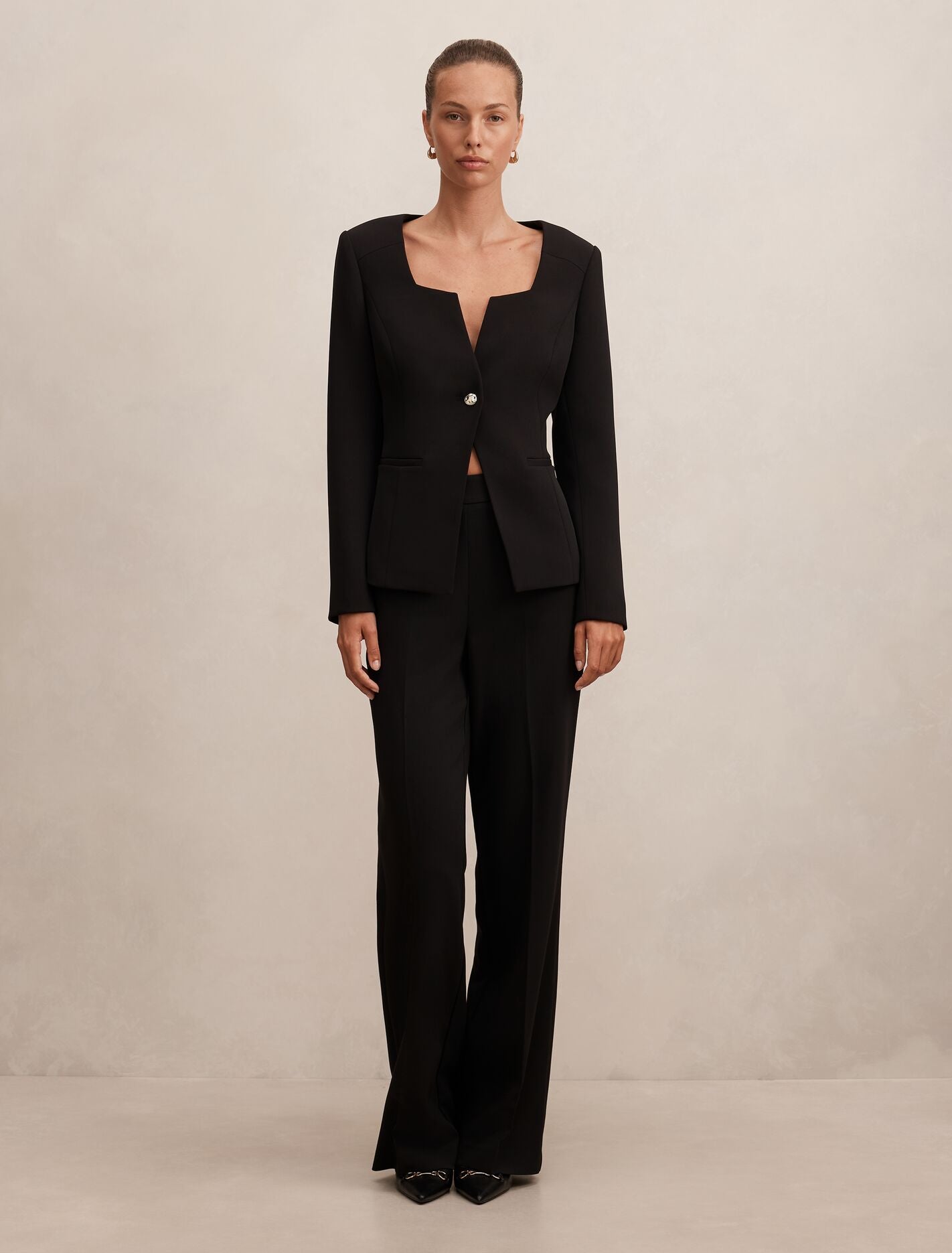 Sloane Collarless Blazer Forever New