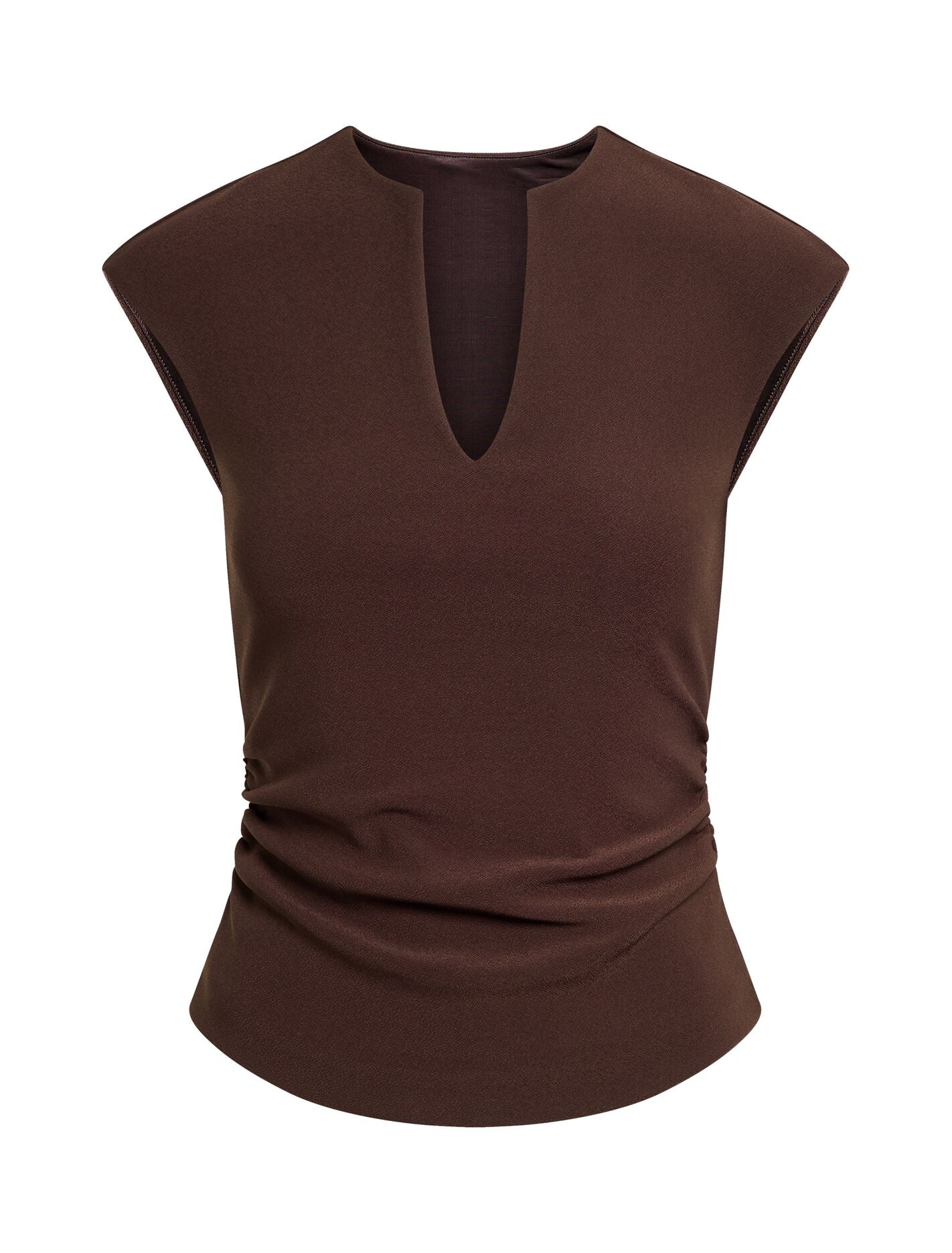 Montana V Neck Extended Shoulder Top