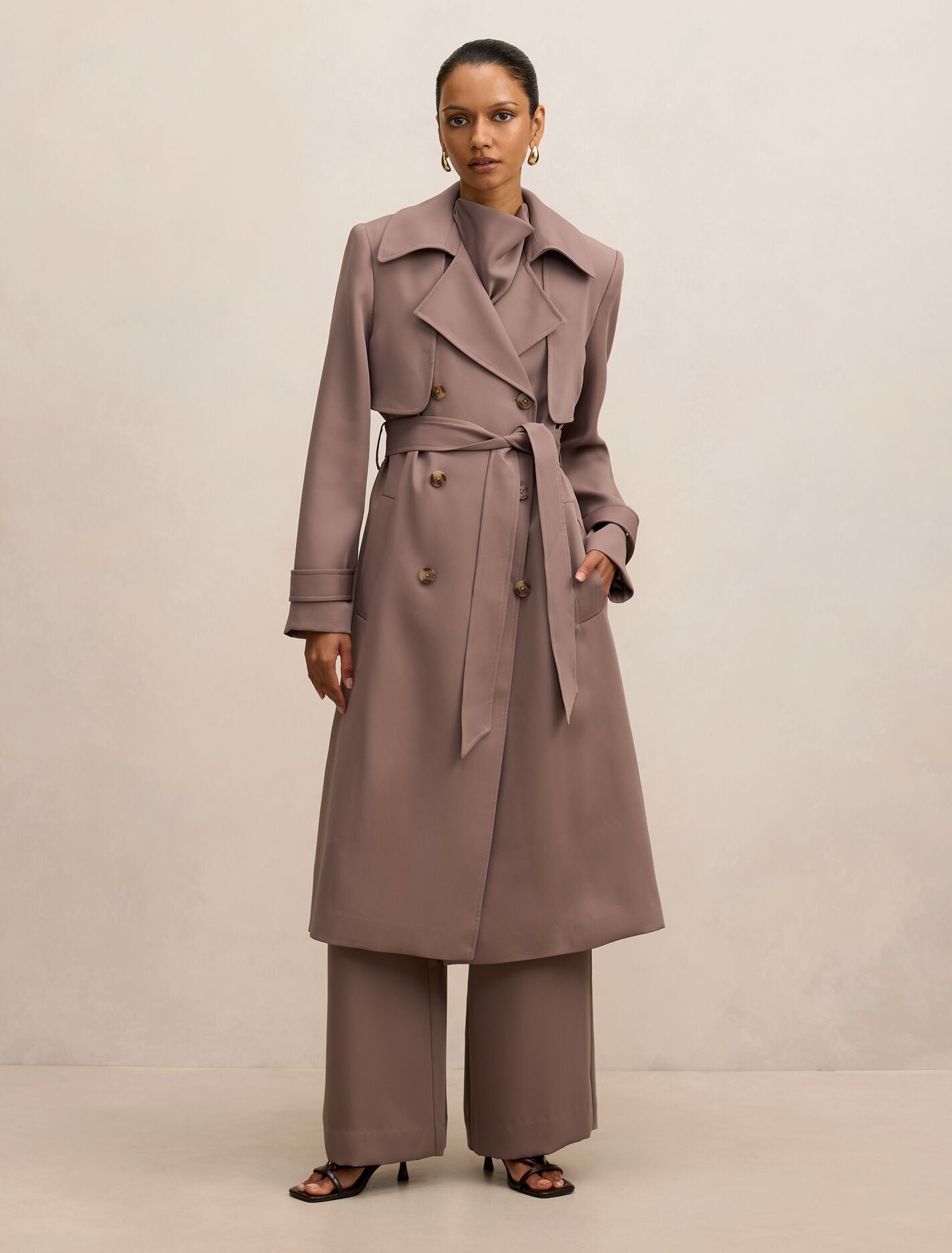 Delilah Petite Soft Trench Coat Forever New