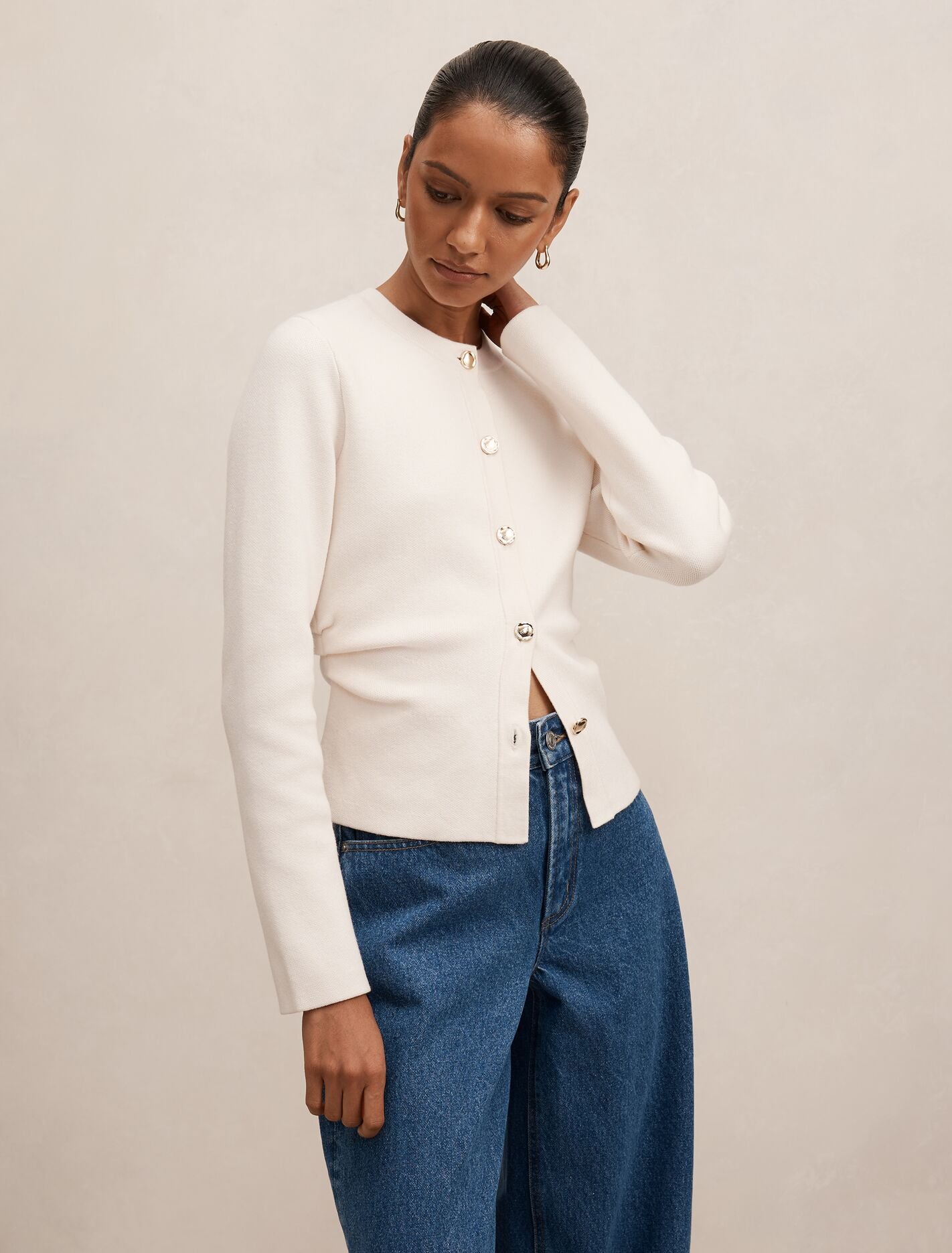 Valencia Petite Structured Cardigan Forever New