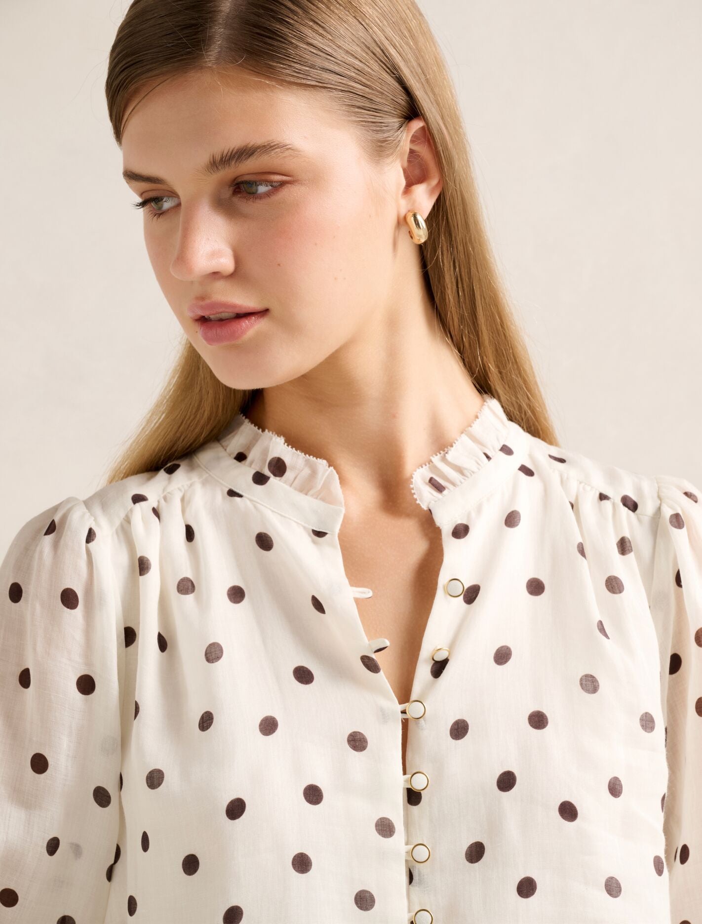 Helena Spot Blouse Forever New