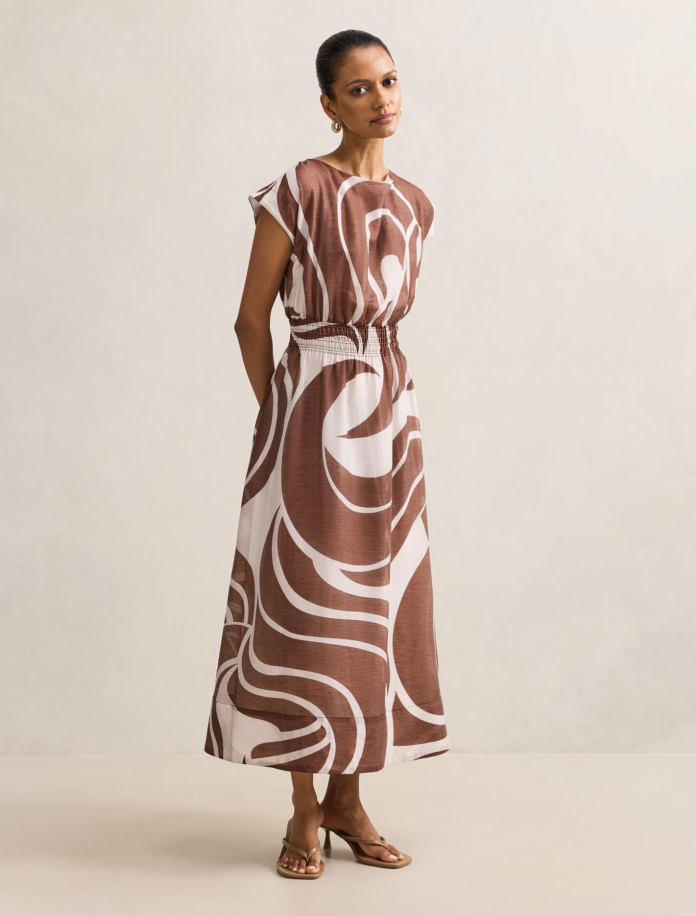 Callie Petite Ruched Midi Dress Forever New