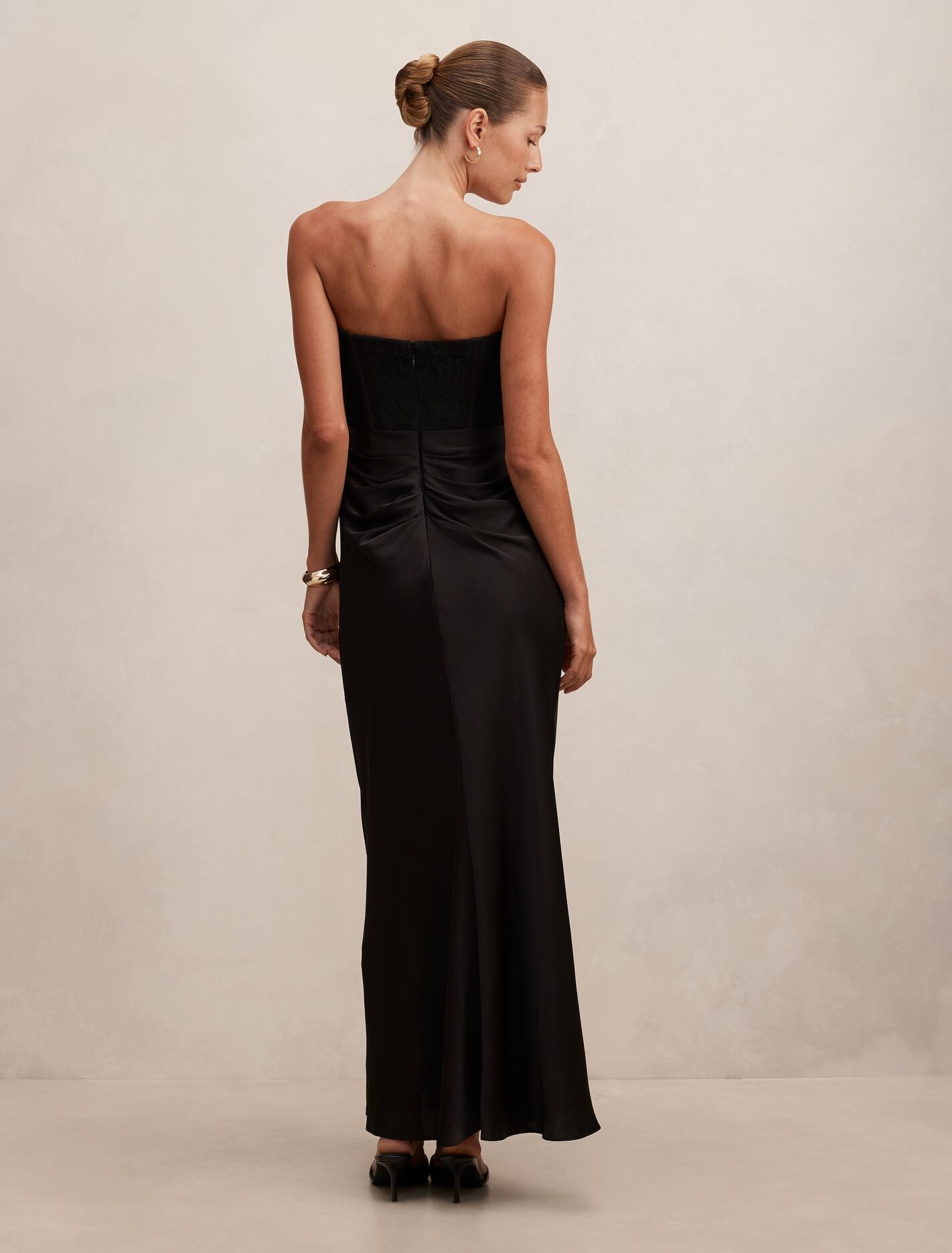 Ivy Lace Corset Drape Maxi Dress Forever New