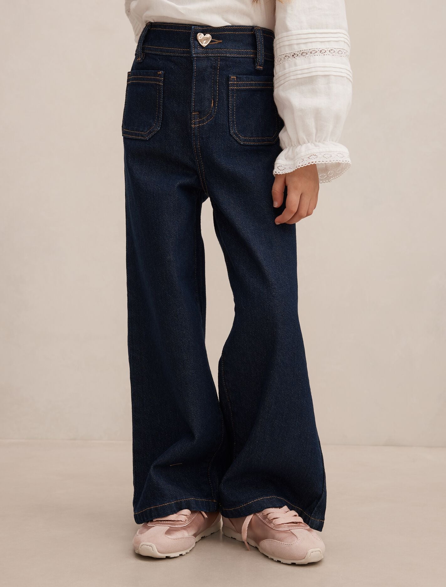 Lauren Girls Pocket Jeans Dark Wash Forever New