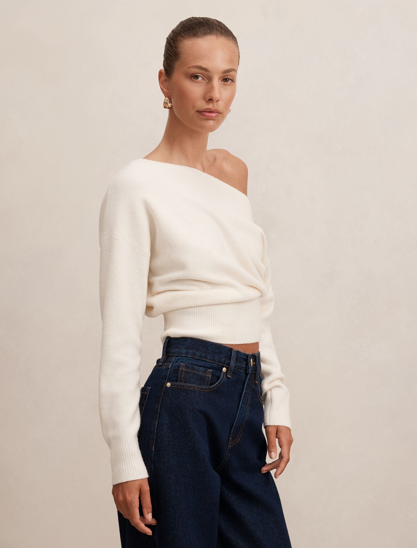 Emerson Asymmetric Sweater Forever New