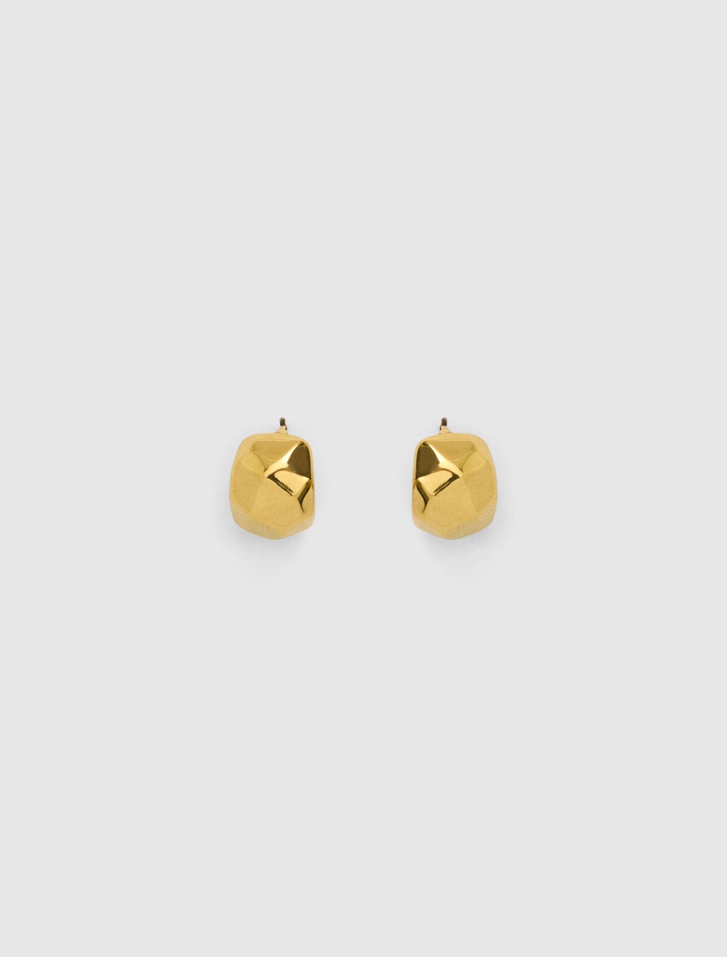 Abbey Abstract Earrings 0 Gold Plated Forever New