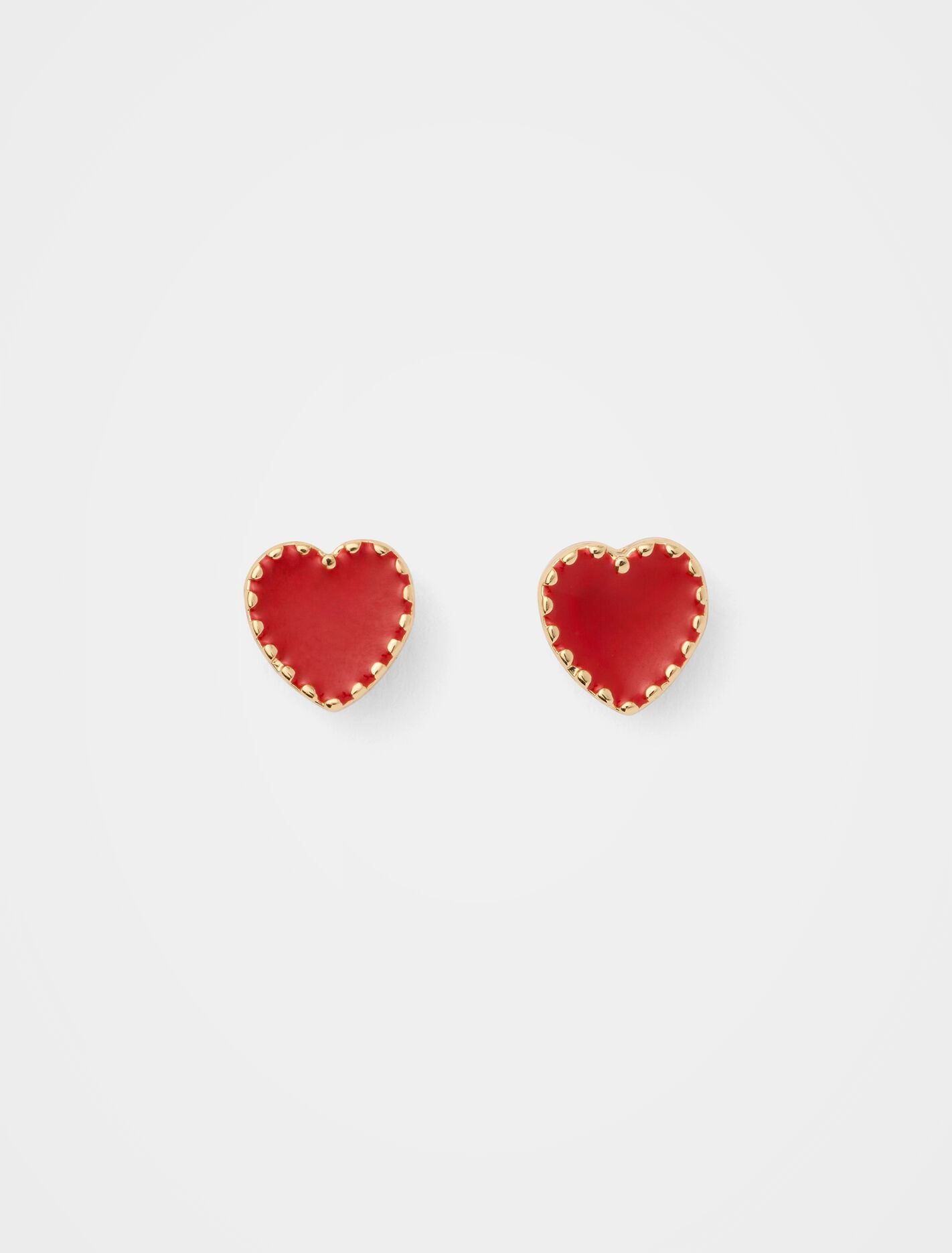 Harlie Heart Earrings 0 Red Forever New