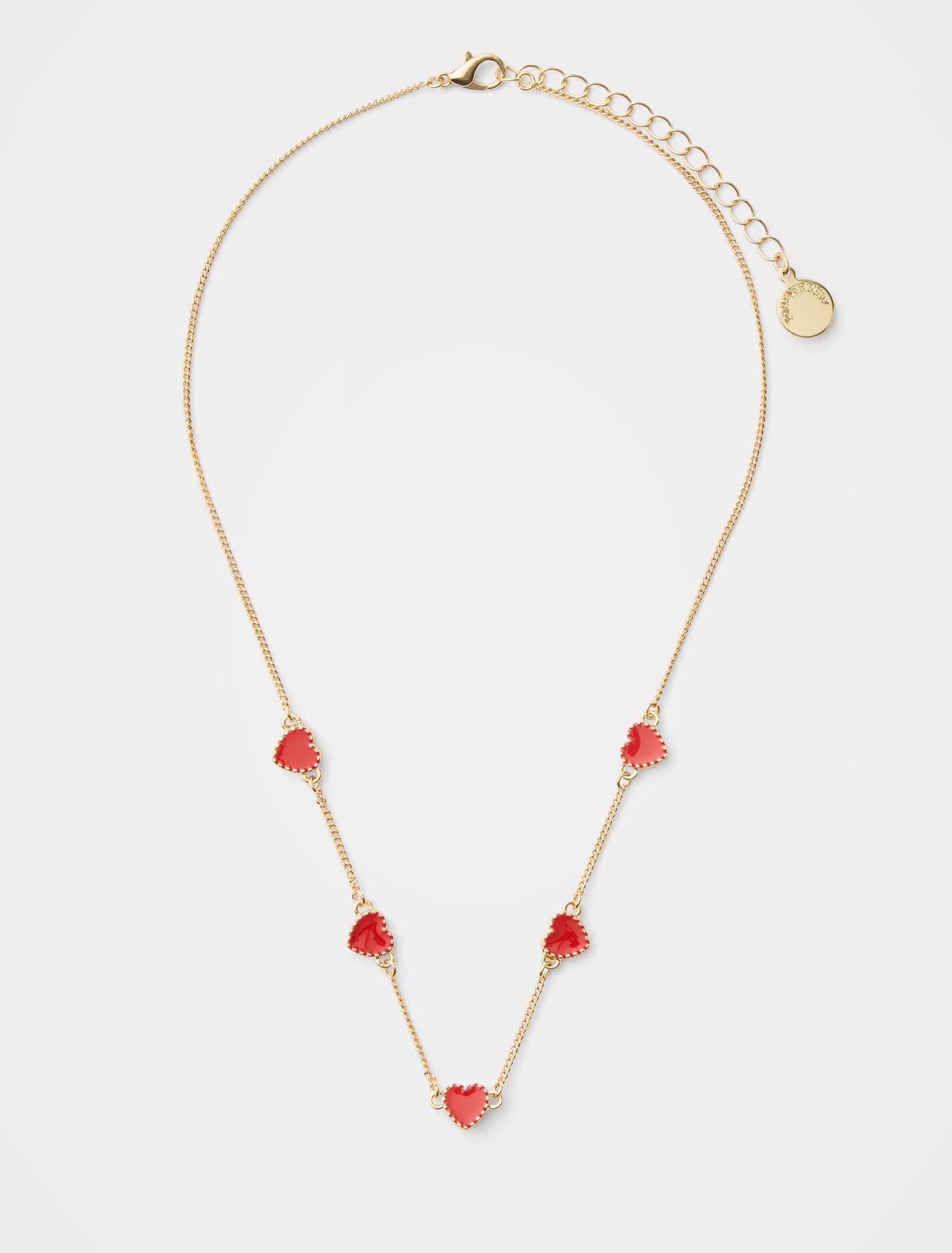 Harlie Heart Necklace 0 Red Forever New