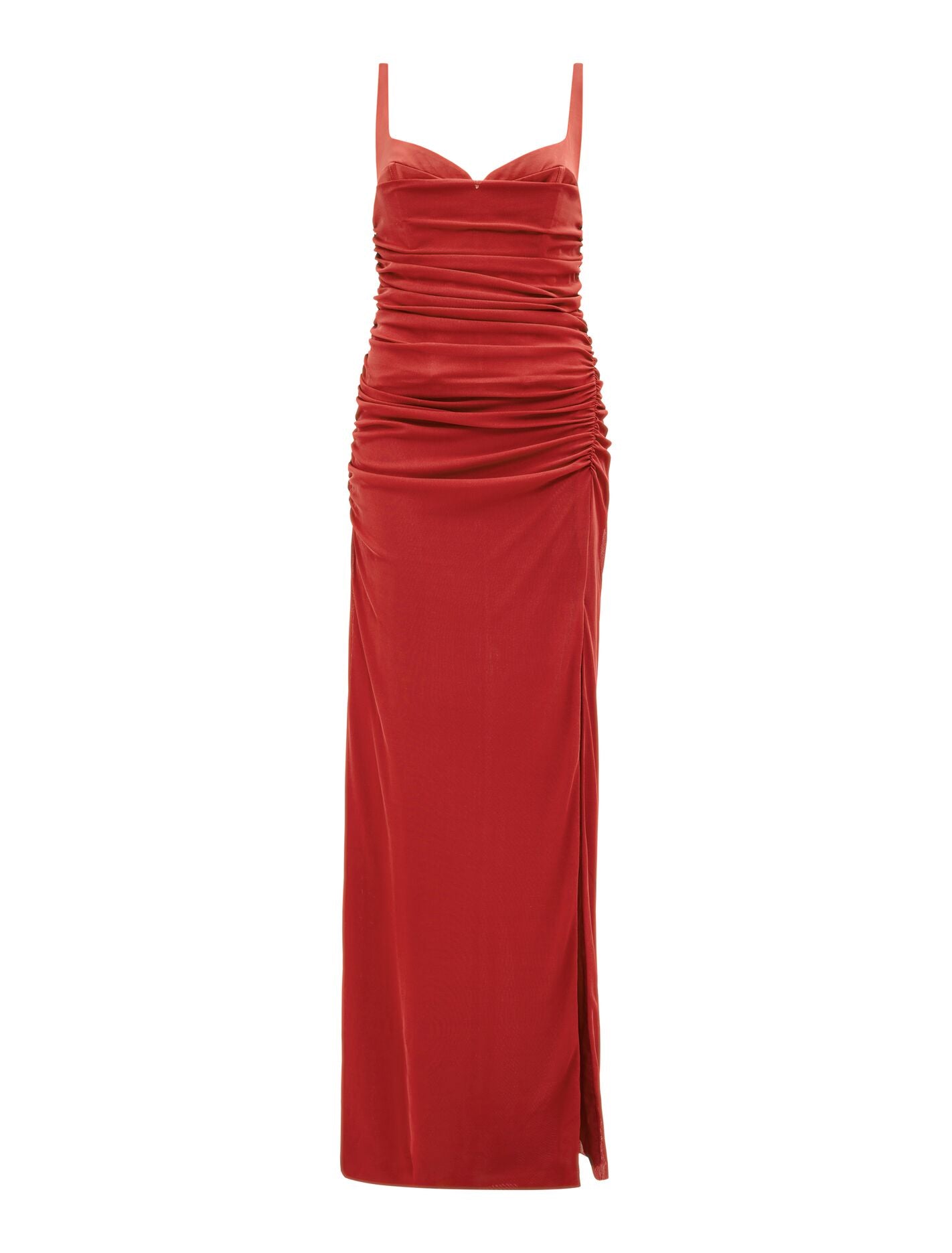 Evie Ruched Mesh Bodycon Dress Forever New