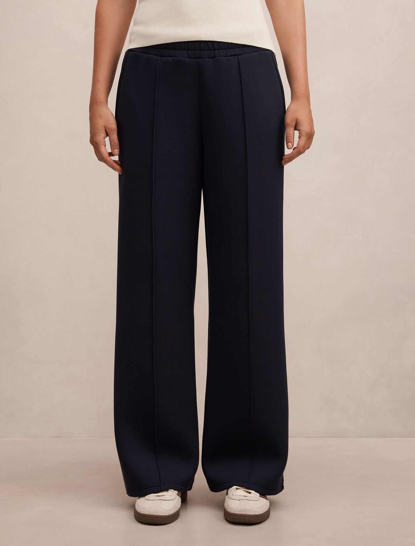Hunter Wide Leg Lounge Pants Navy Forever New