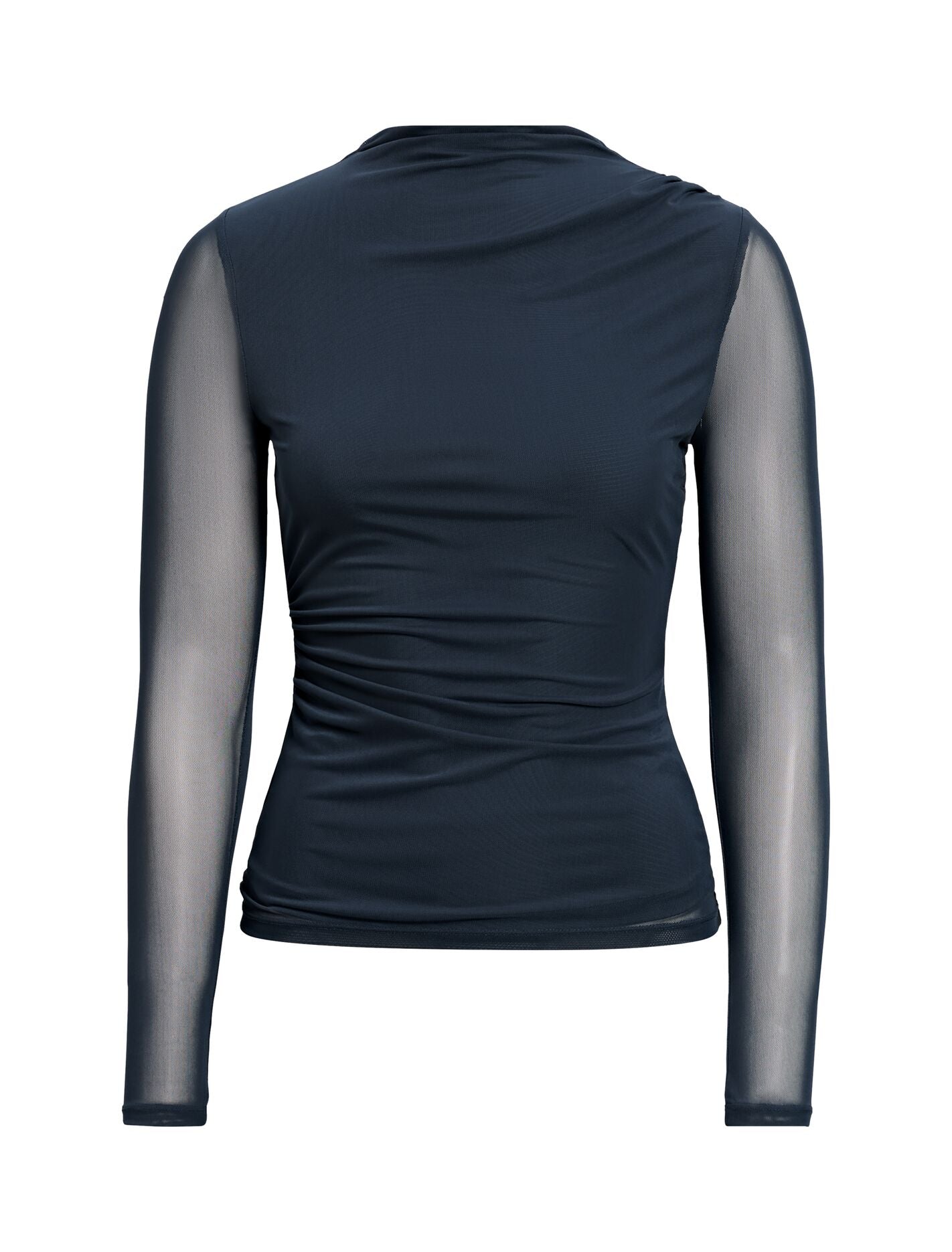 Charlotte High Neck Long Sleeve Top Forever New