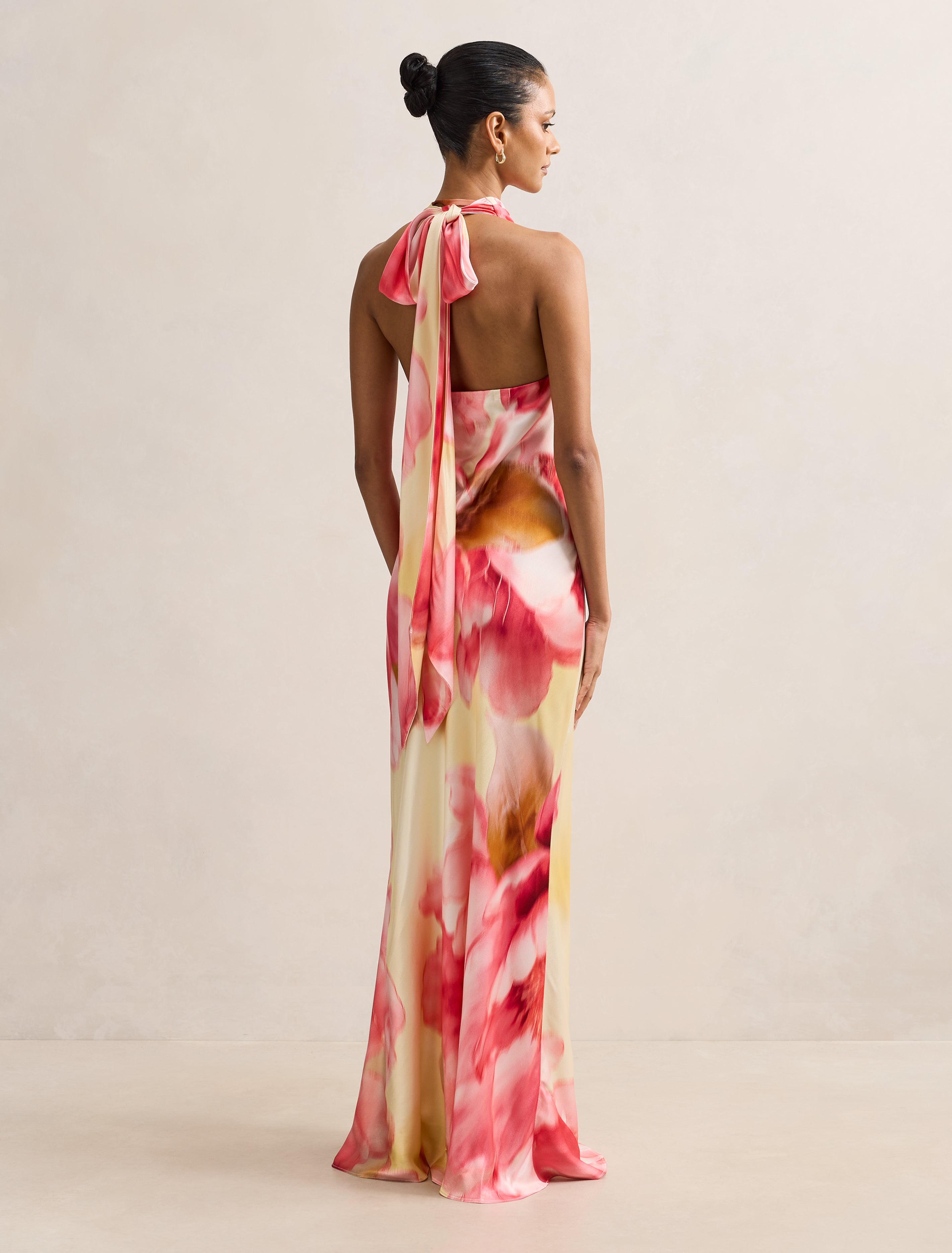 Clementine Petite Satin Maxi Dress Forever New