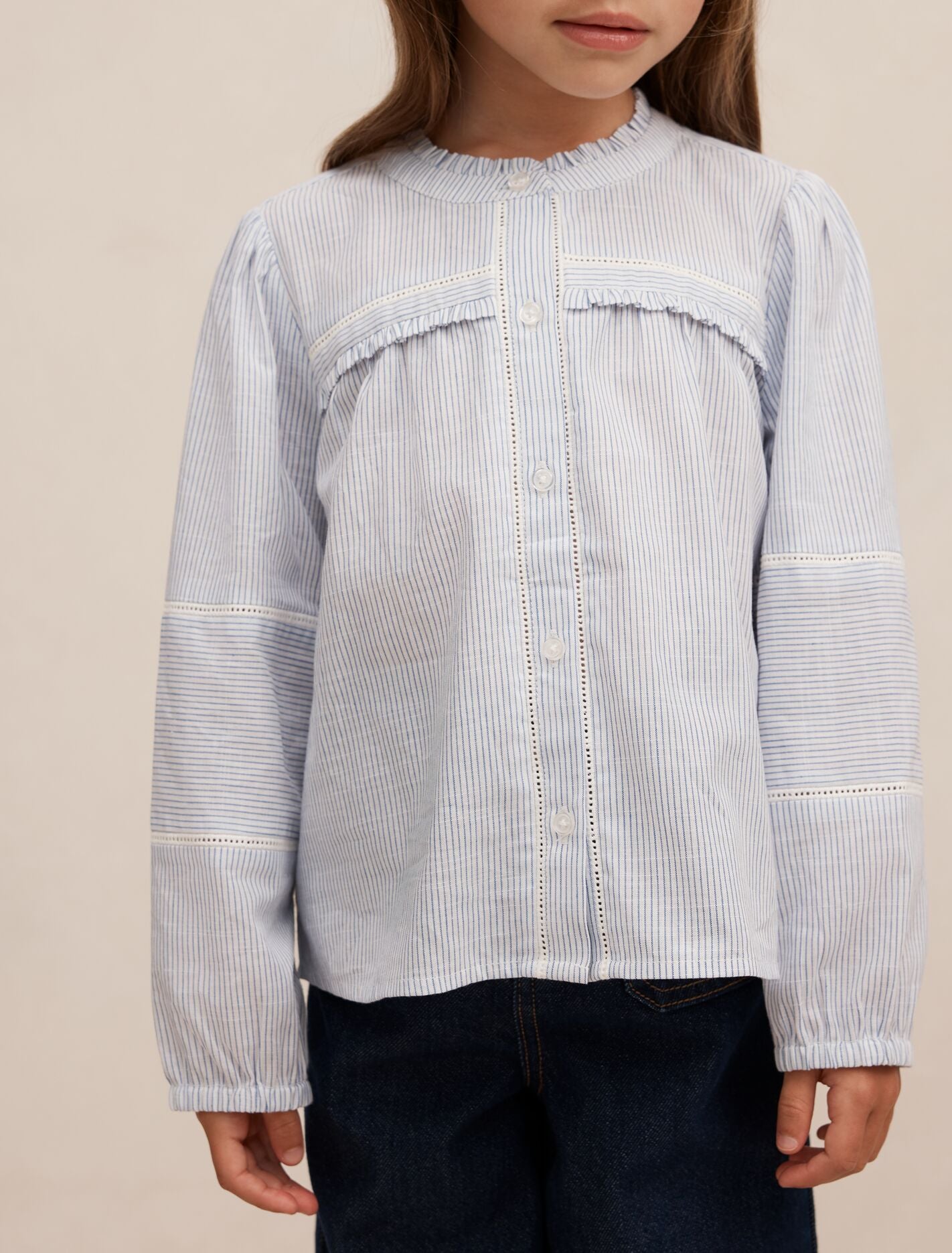 Elena Girls Stripe Blouse Forever New