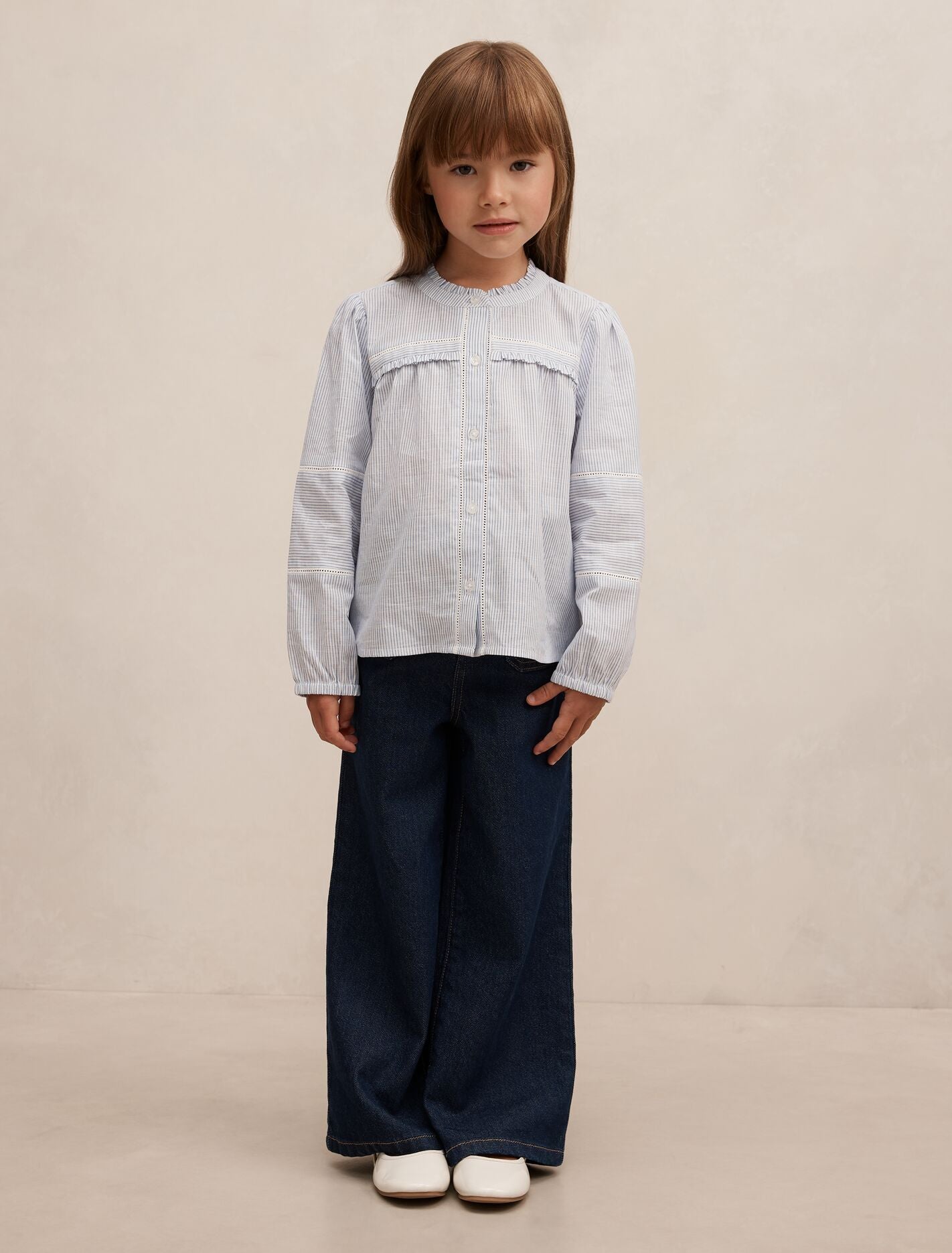 Elena Girls Stripe Blouse Forever New