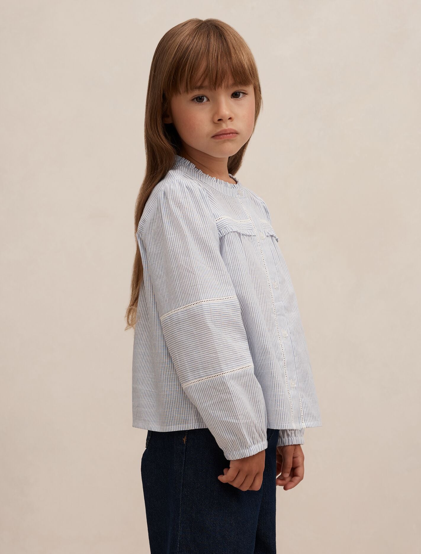 Elena Girls Stripe Blouse Forever New