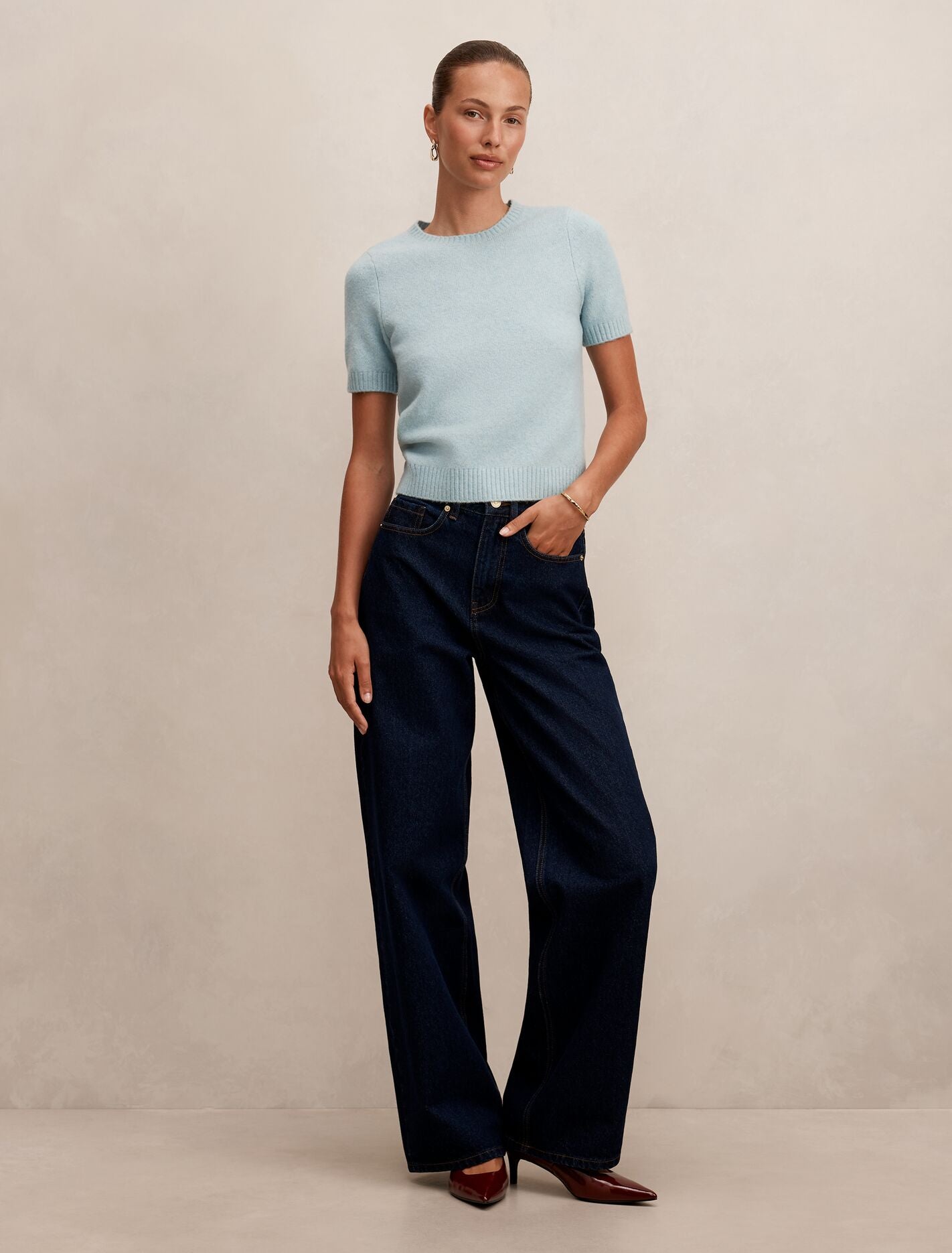 Lucy Knitted T-shirt Forever New