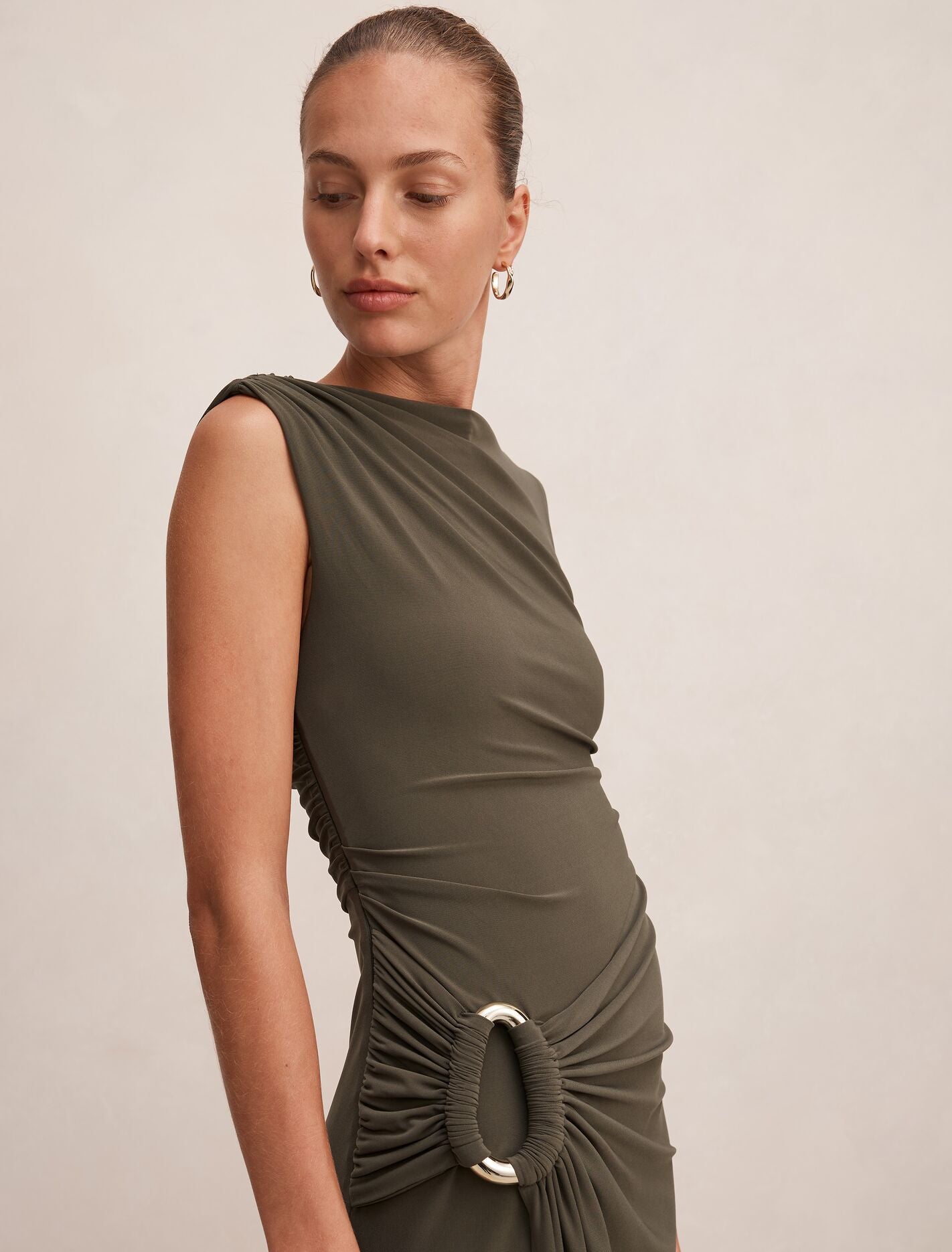 Fiora Hardware Jersey Dress Forever New