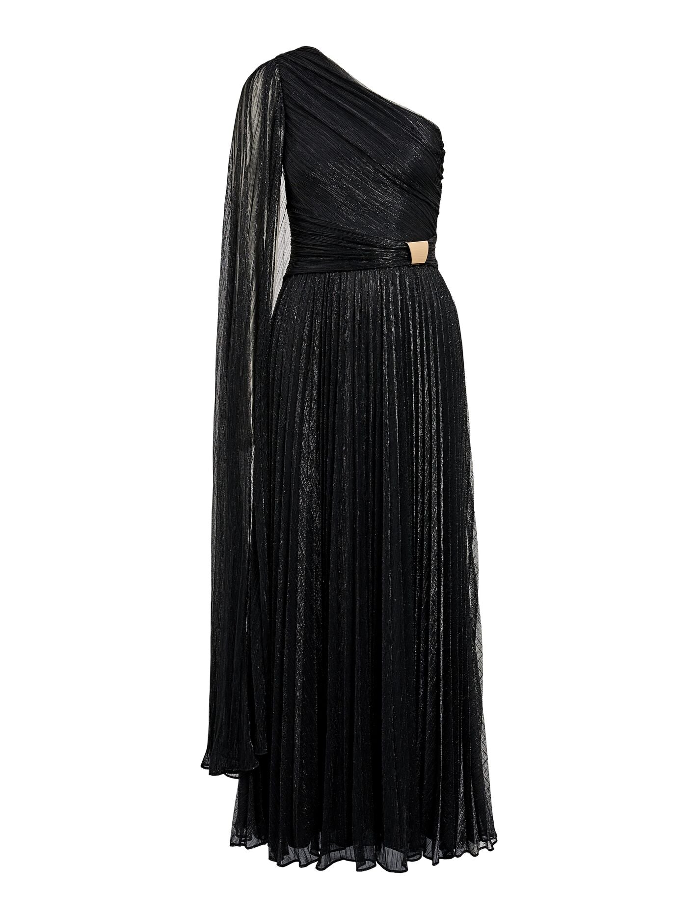 Samara One Shoulder Plisse Maxi Dress Forever New