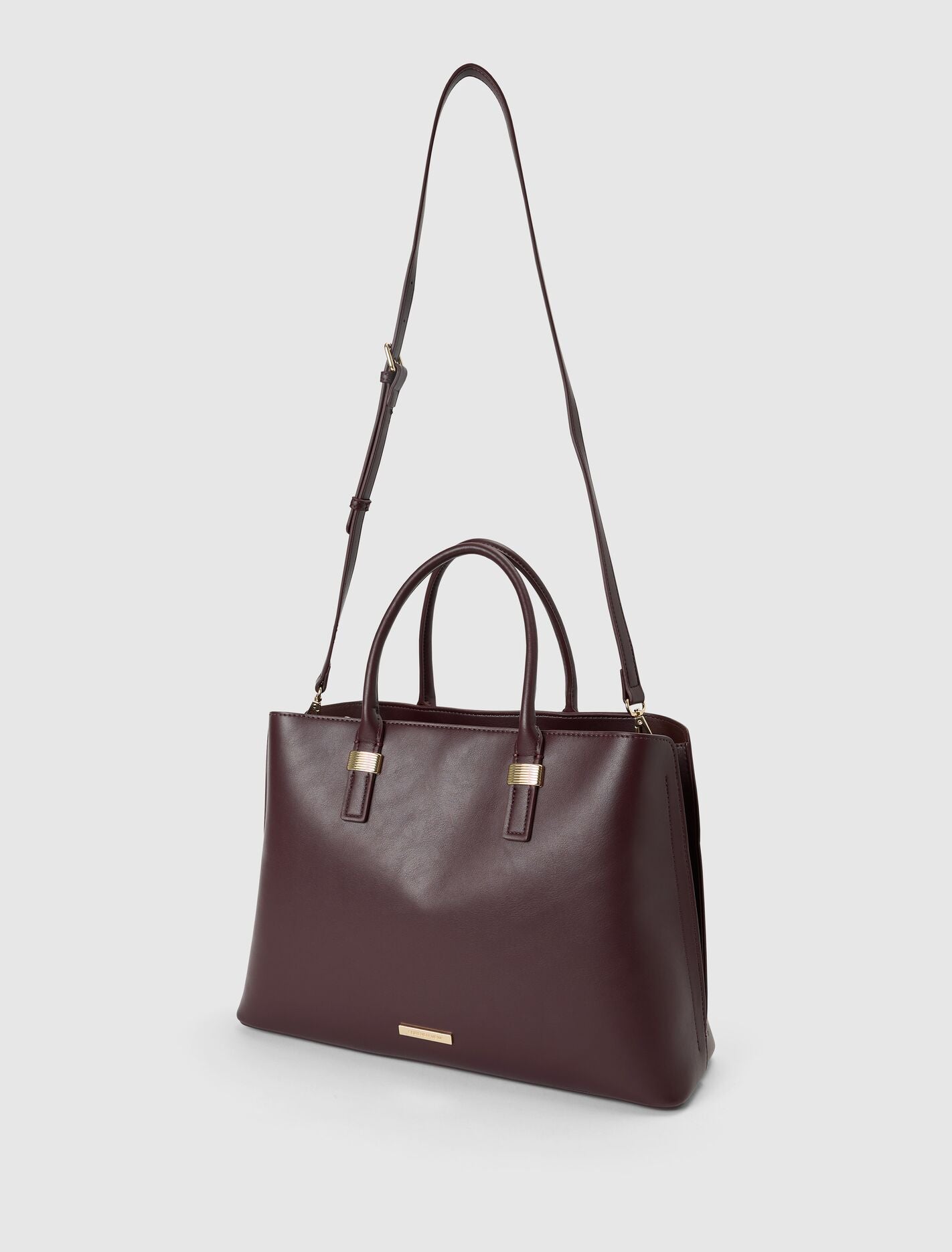 Kate Laptop Metal Detail Tote Bag Forever New