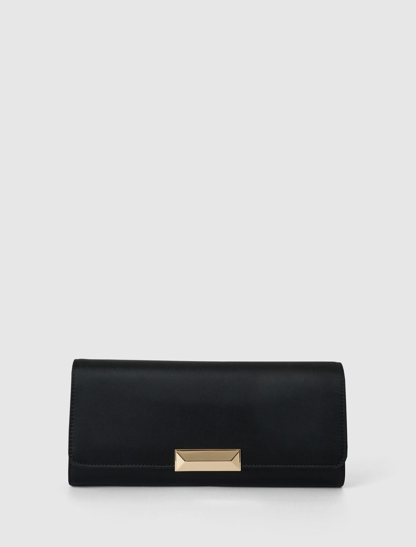Dina Satin Elongated Clutch Forever New