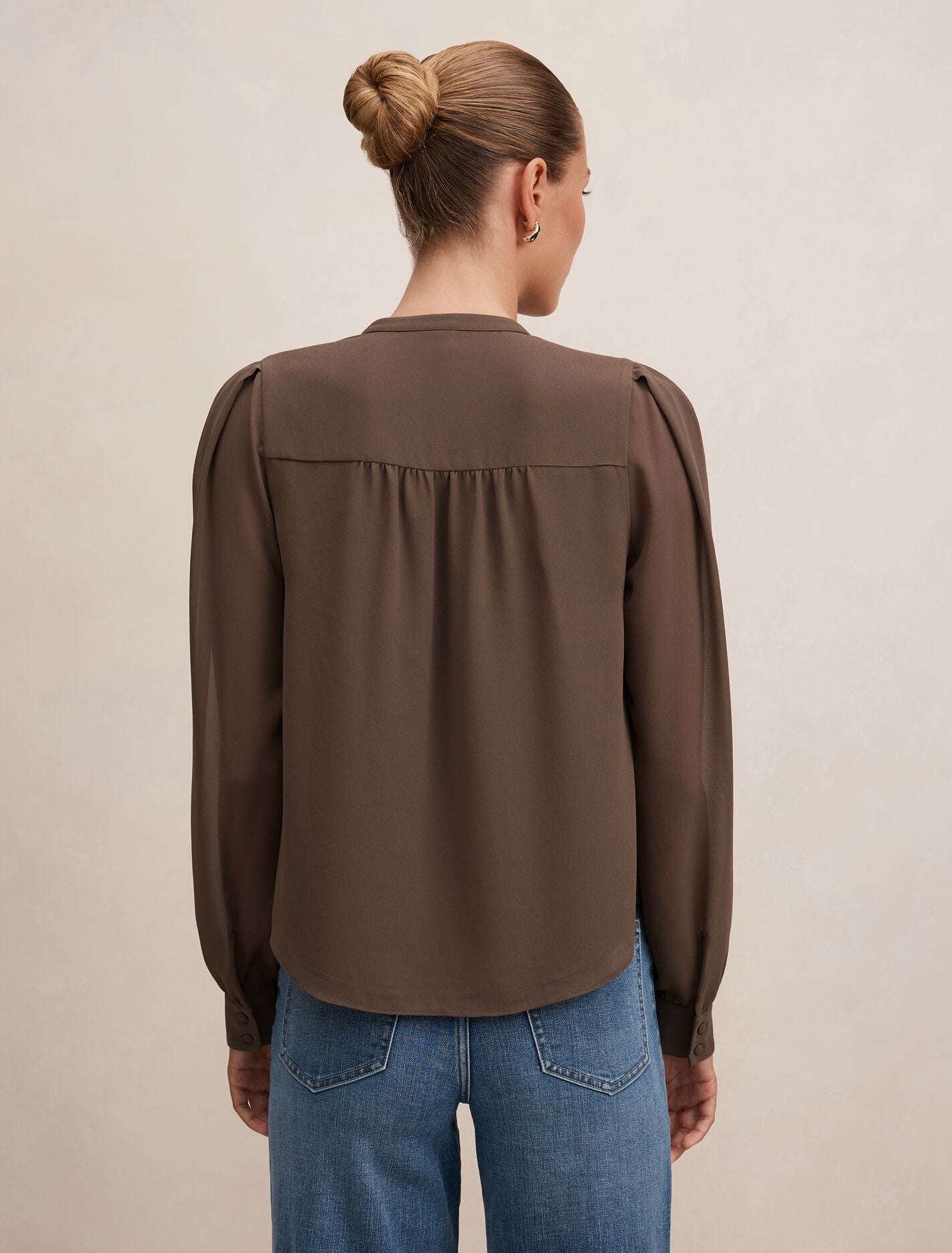 Rory Sheering Blouse Forever New