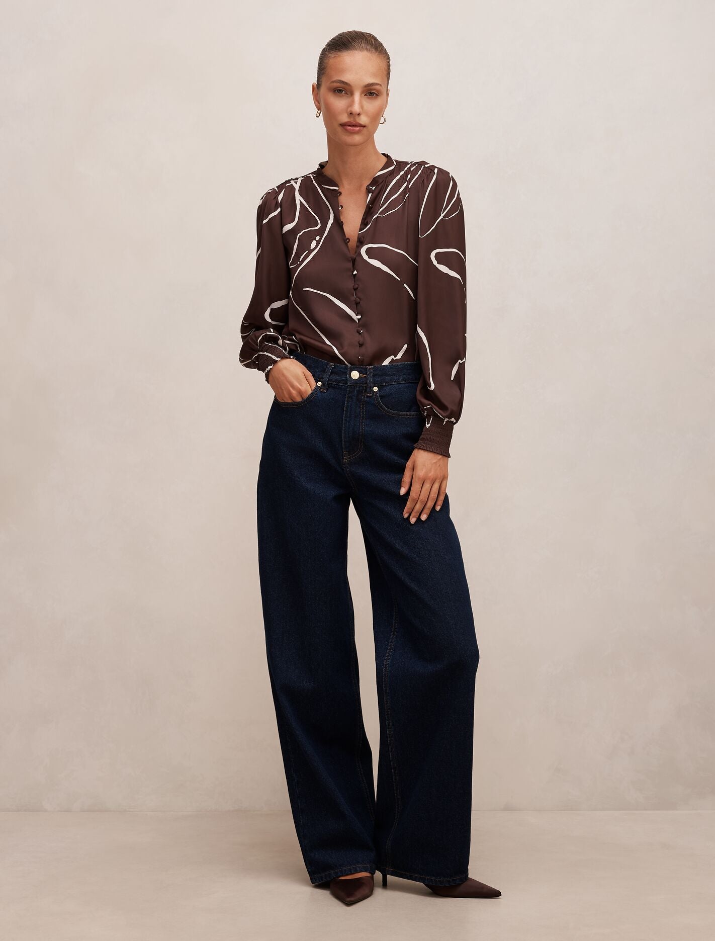 Savannah Button Up Blouse Forever New