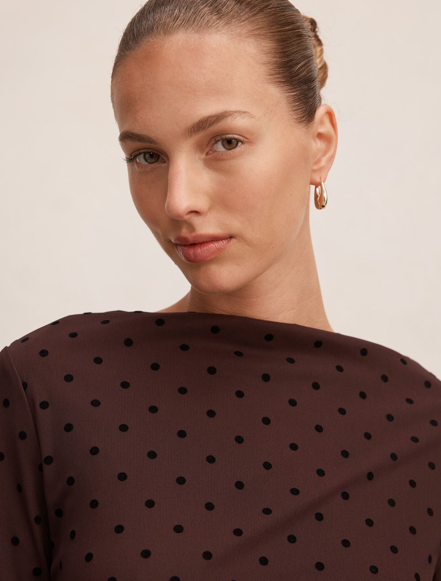 Bonnie Spot Mesh Midi Dress Forever New