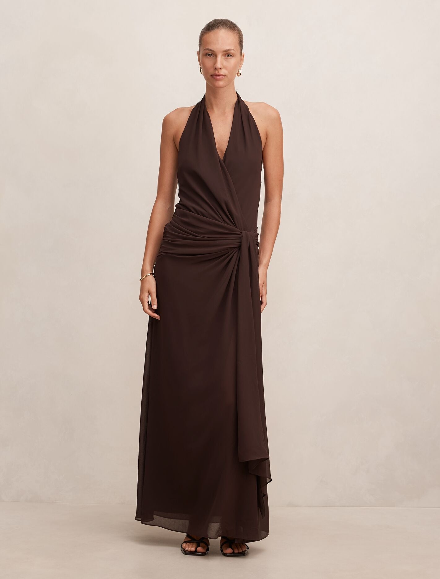 Cartia Wrap Maxi Dress