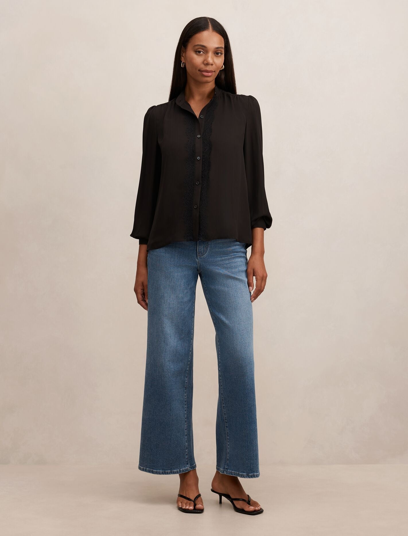 Poppy Lace Trim Blouse Forever New