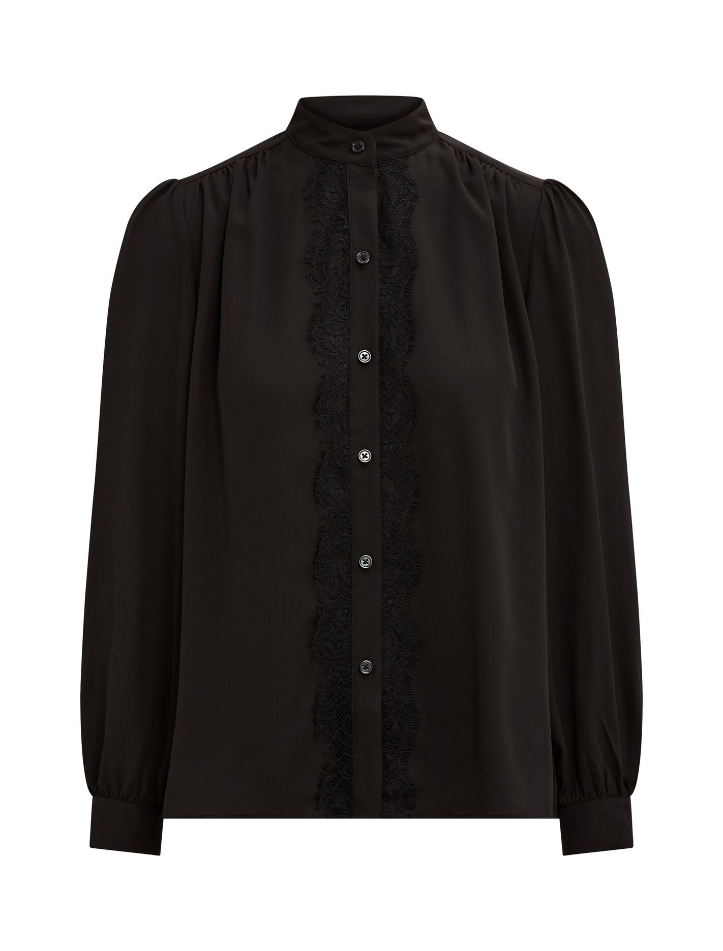 Poppy Lace Trim Blouse Forever New