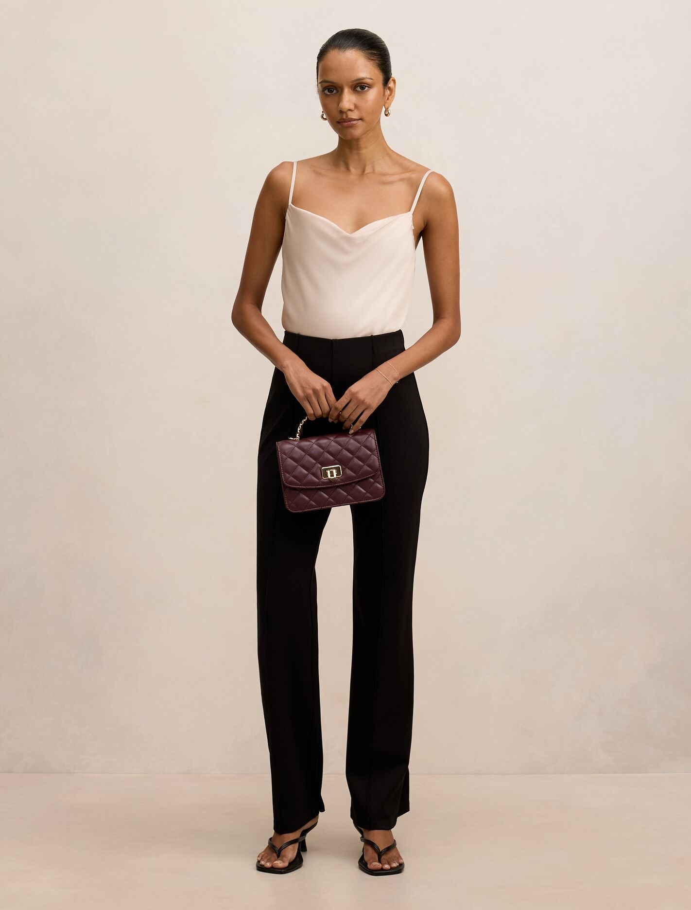 Piper Petite Ponte Straight Leg Pants Forever New