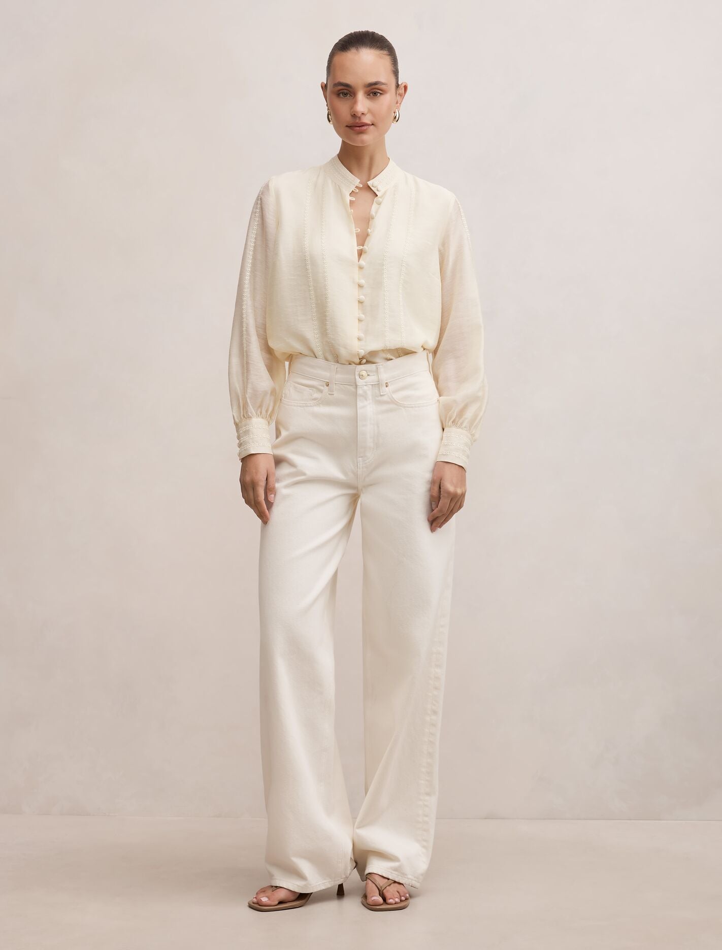 Astra Lace Trim Blouse Forever New