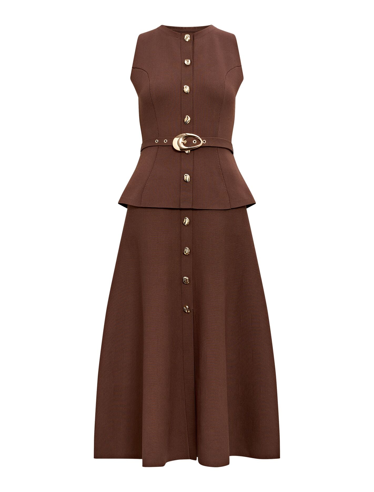 Amelia Layered A-Line Midi Dress Forever New
