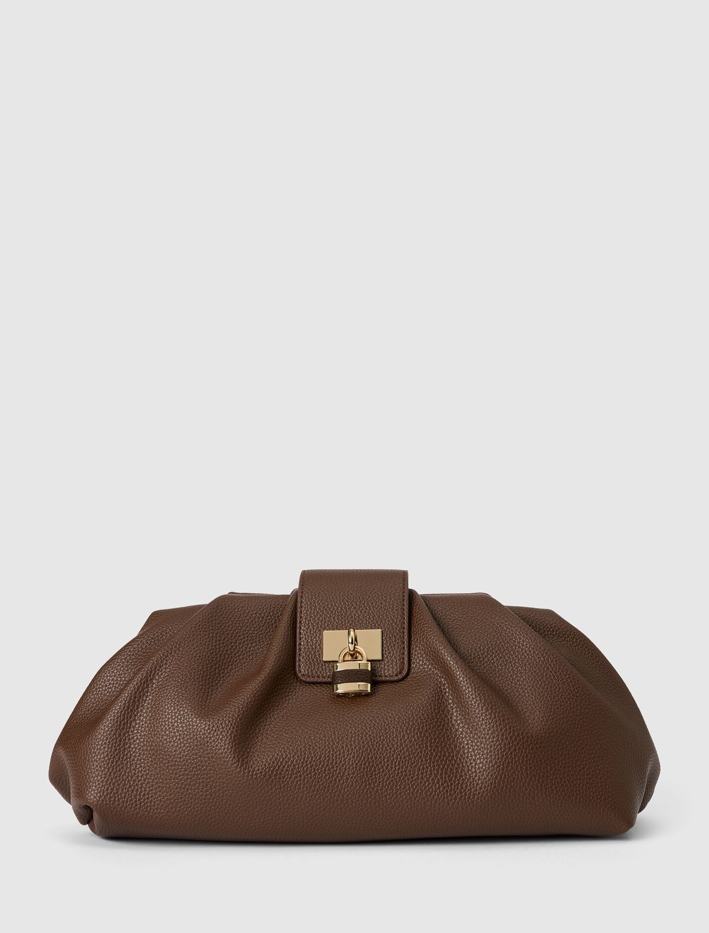 Portia Padlock Soft Clutch Forever New