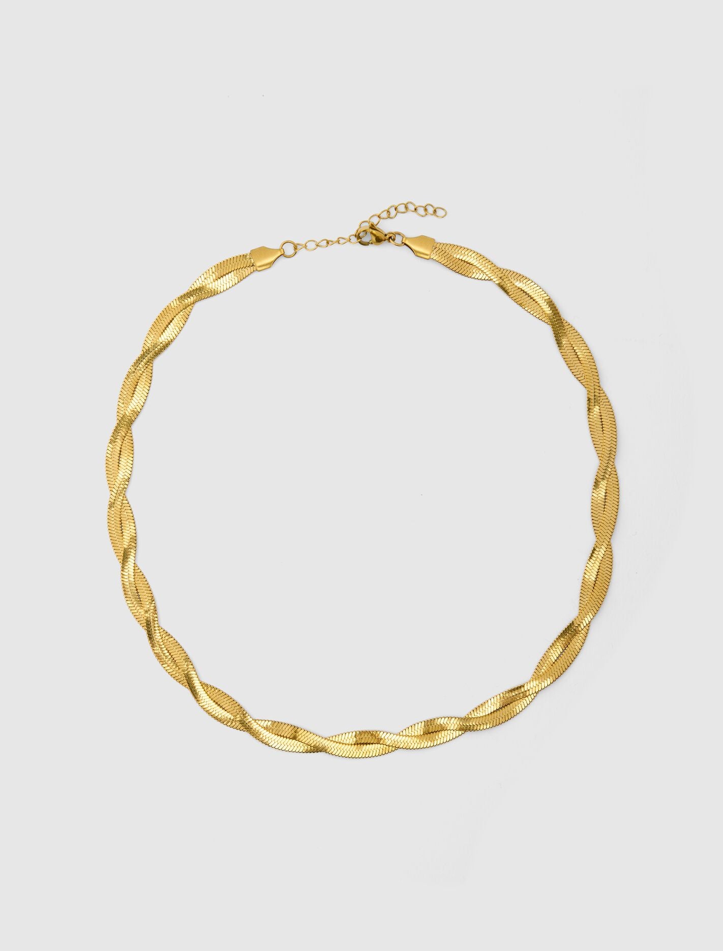 Shania Twisted Necklace 0 Gold Plated Forever New