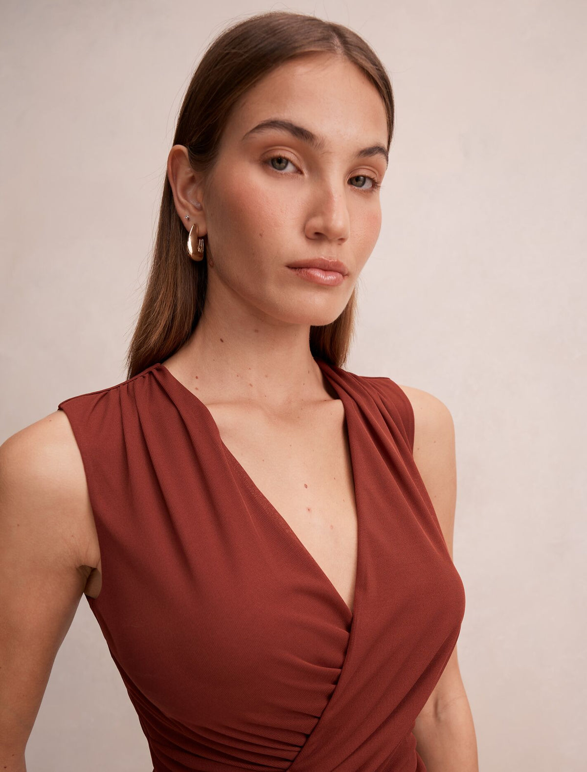 Candice Hardware Wrap Top Forever New