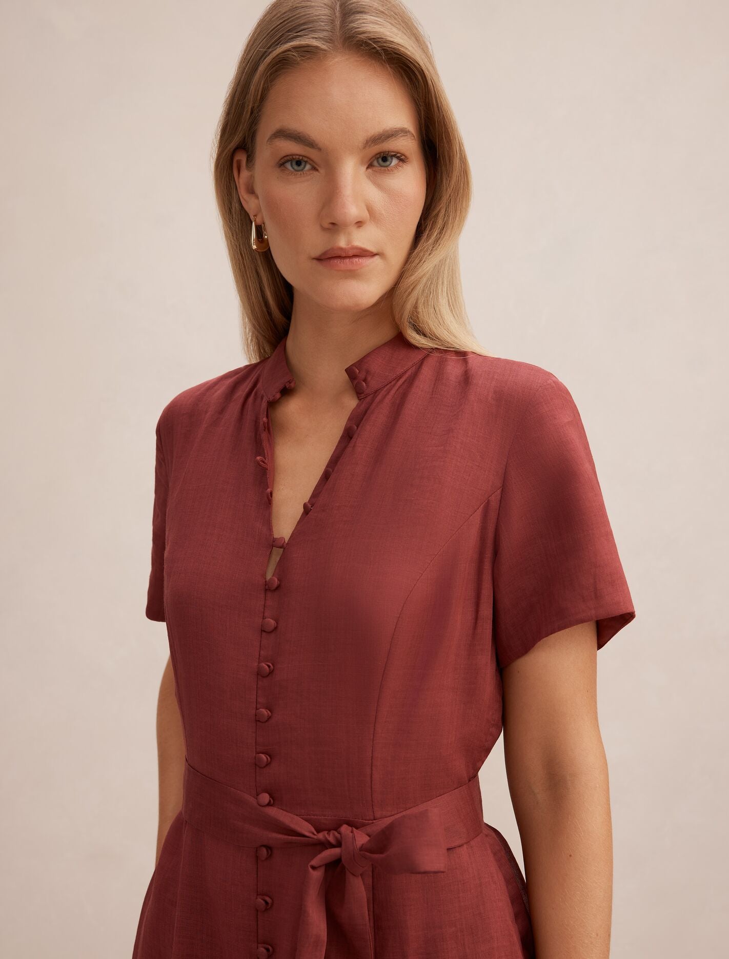 Therese Short Sleeve Midi Dress Forever New