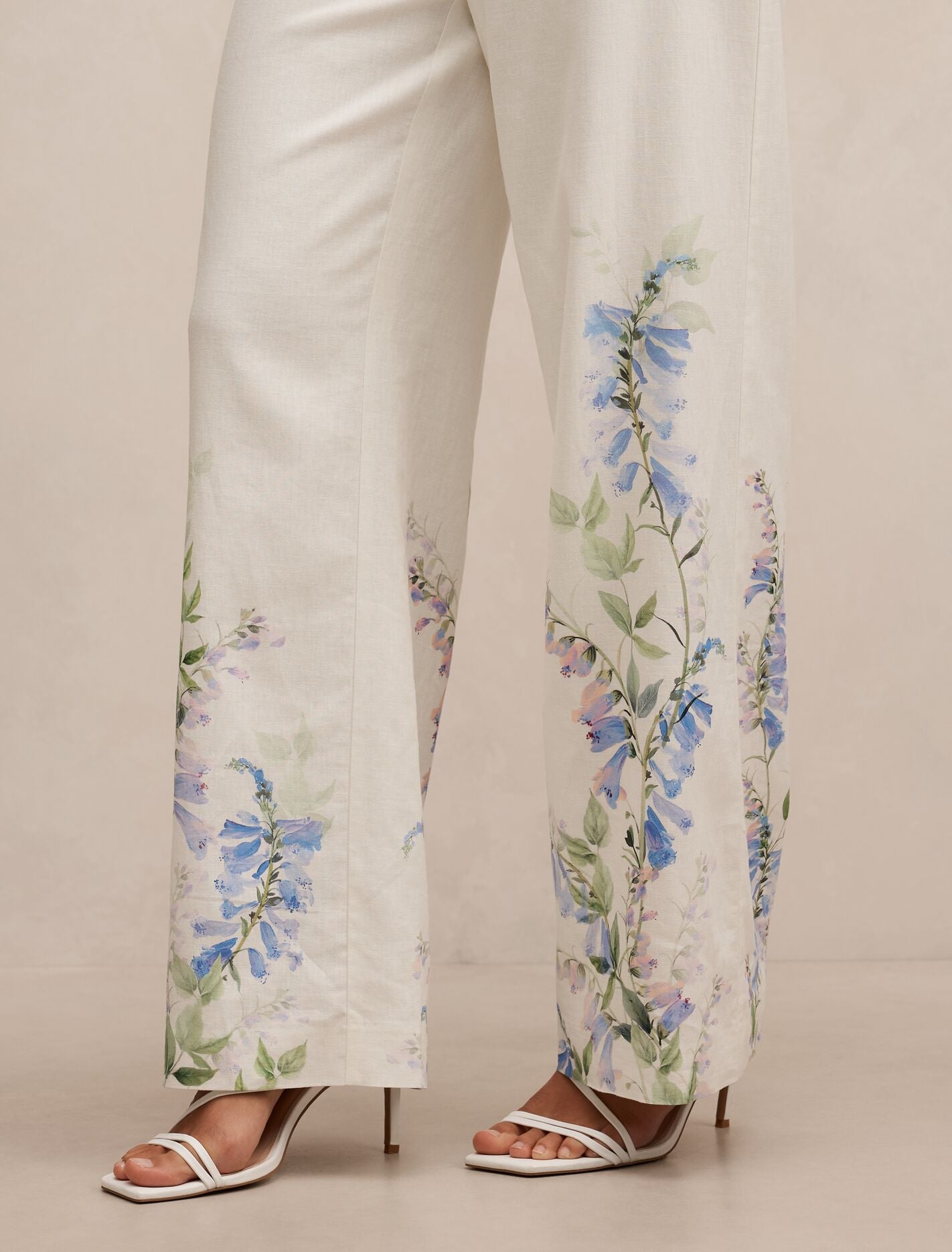 Soleil Floral Placement Print Pants Forever New