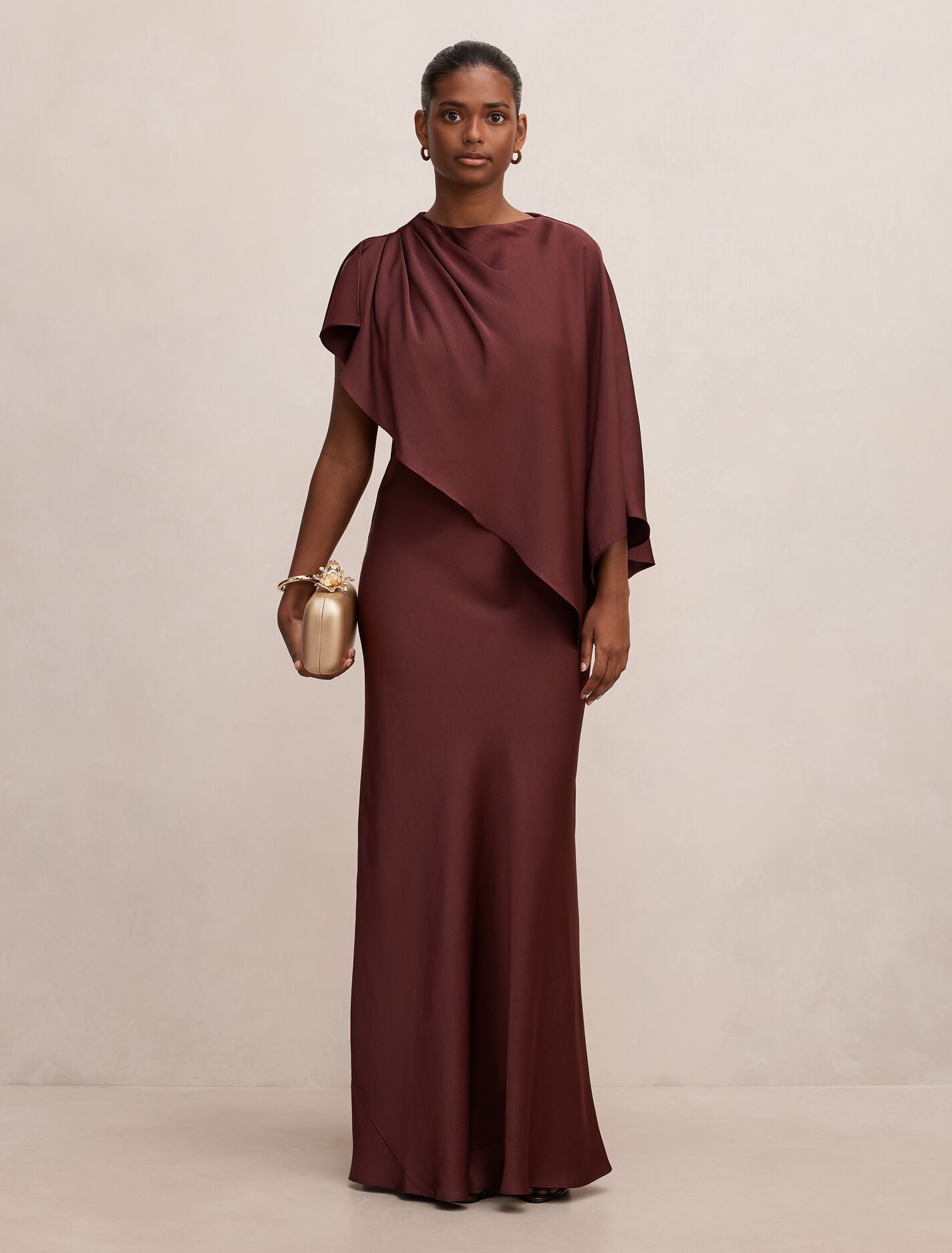 Zinnia Petite Cape Maxi Dress Forever New