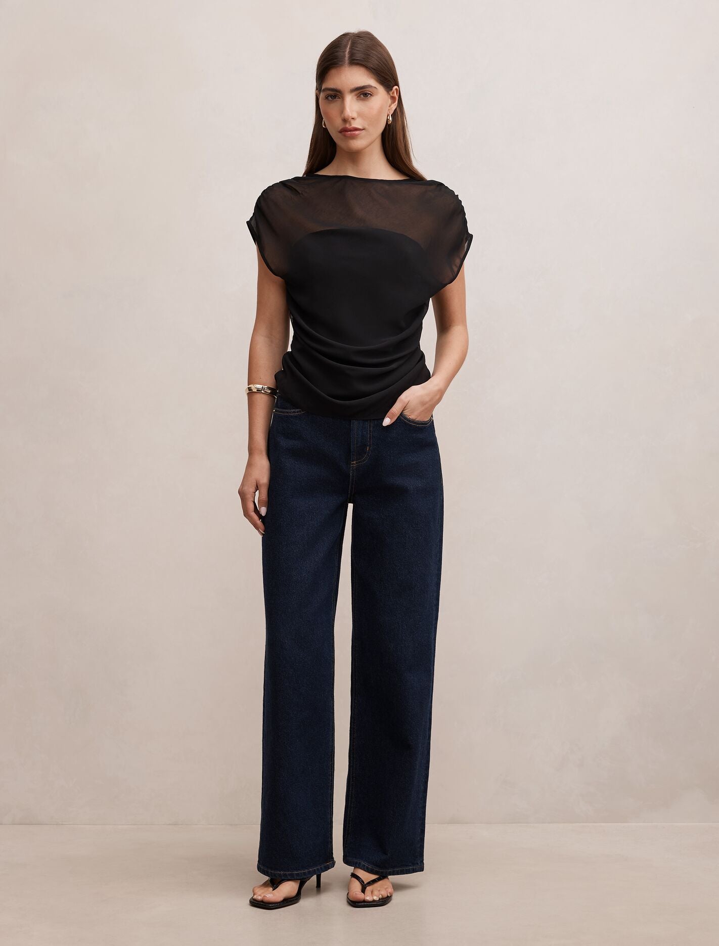 Remy Sheer Mixed Top Forever New