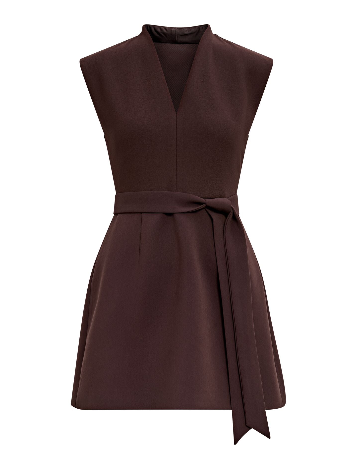 Rory Structured Tie Mini Dress Forever New