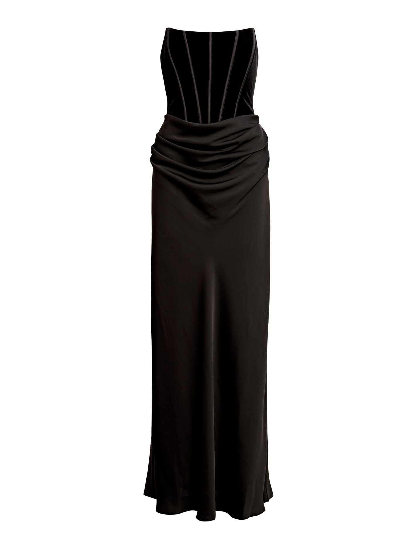 Isra Velvet Corset Maxi Dress Forever New