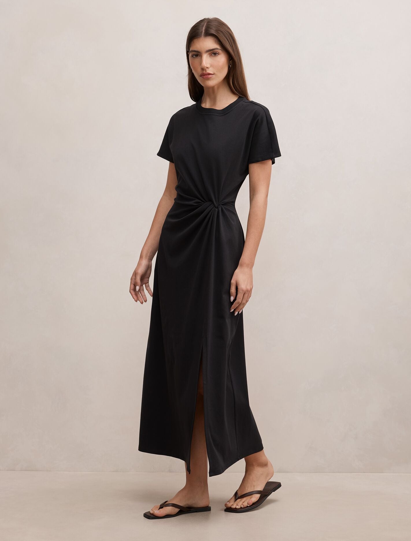 Rose T-Shirt Twist Midi Dress Forever New