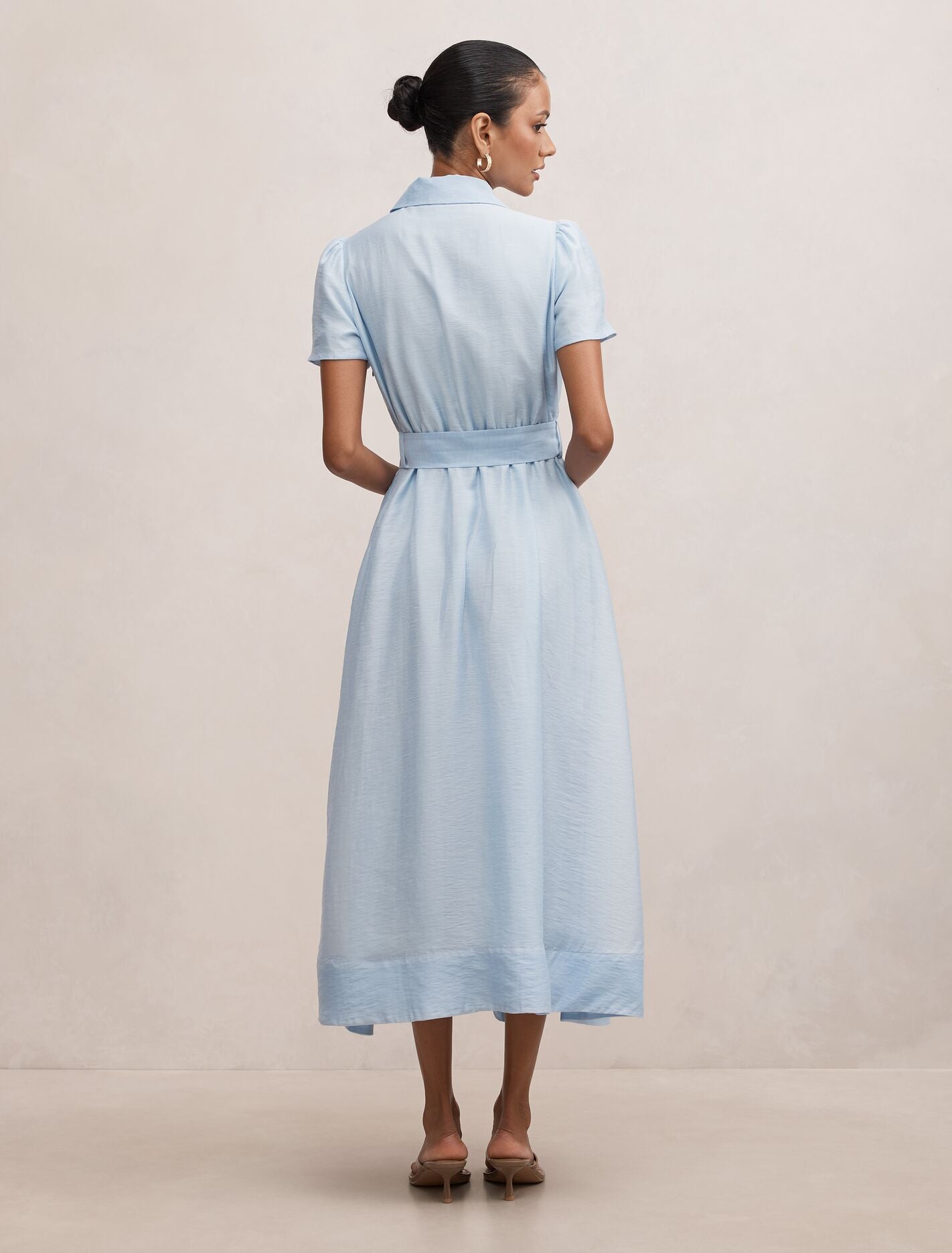 Avery Petite Short Sleeve Midi Dress