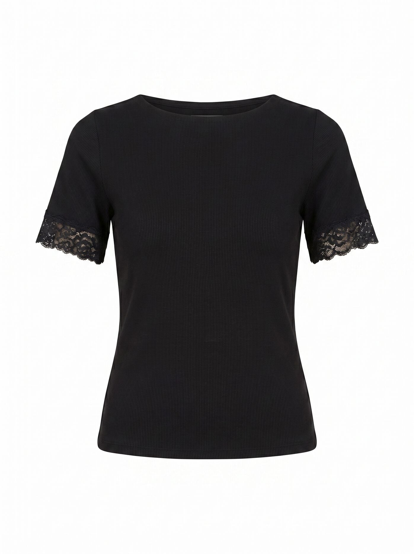 Nina Lace Trim T-Shirt Forever New