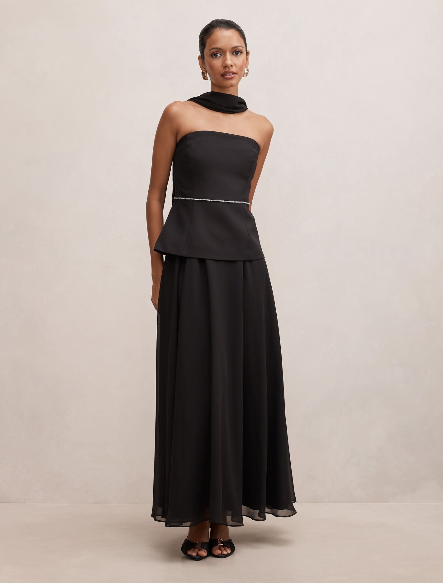 Laney Petite Corset Maxi Dress Forever New