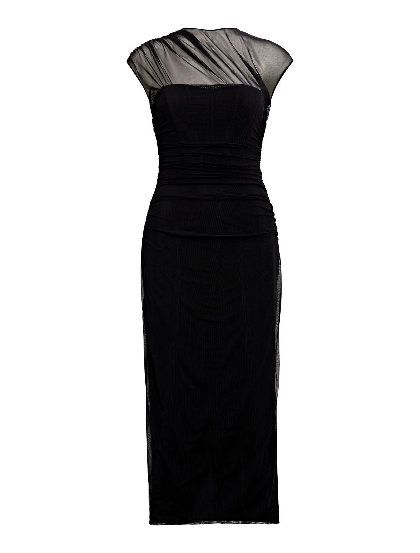 Ania Ruched Bardot Maxi Dress Forever New